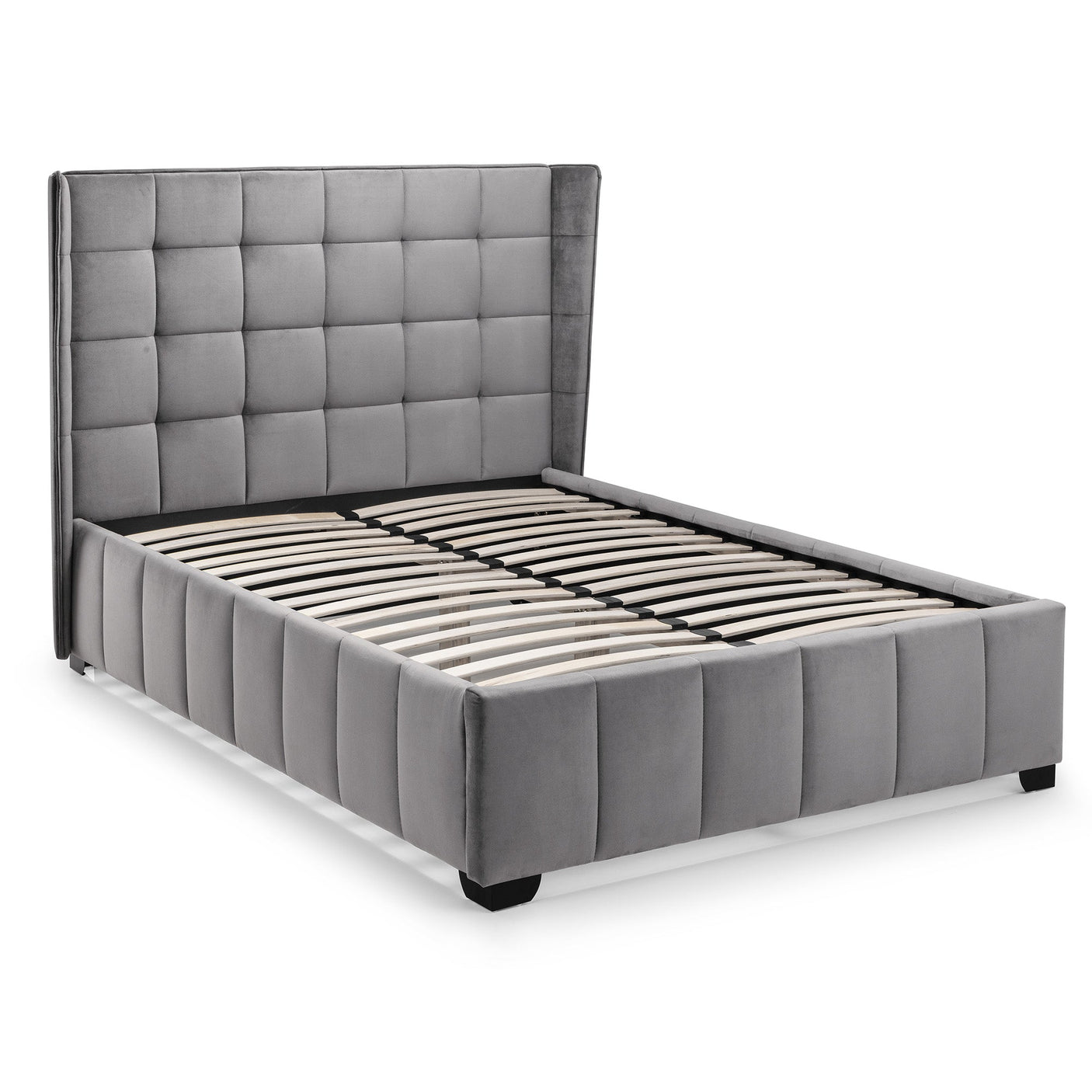 Gatsby Bed - Light Grey / Double - GAT001