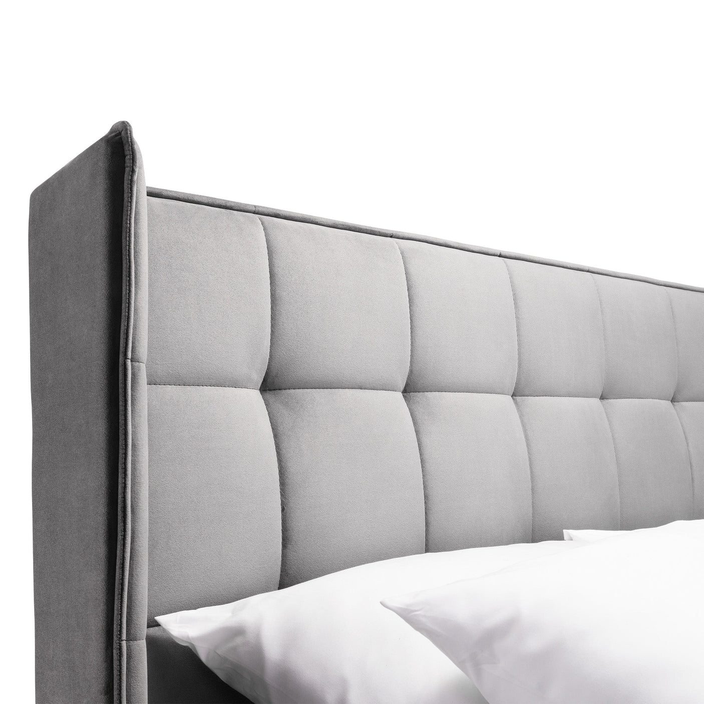Gatsby Bed - Light Grey / Double - GAT001