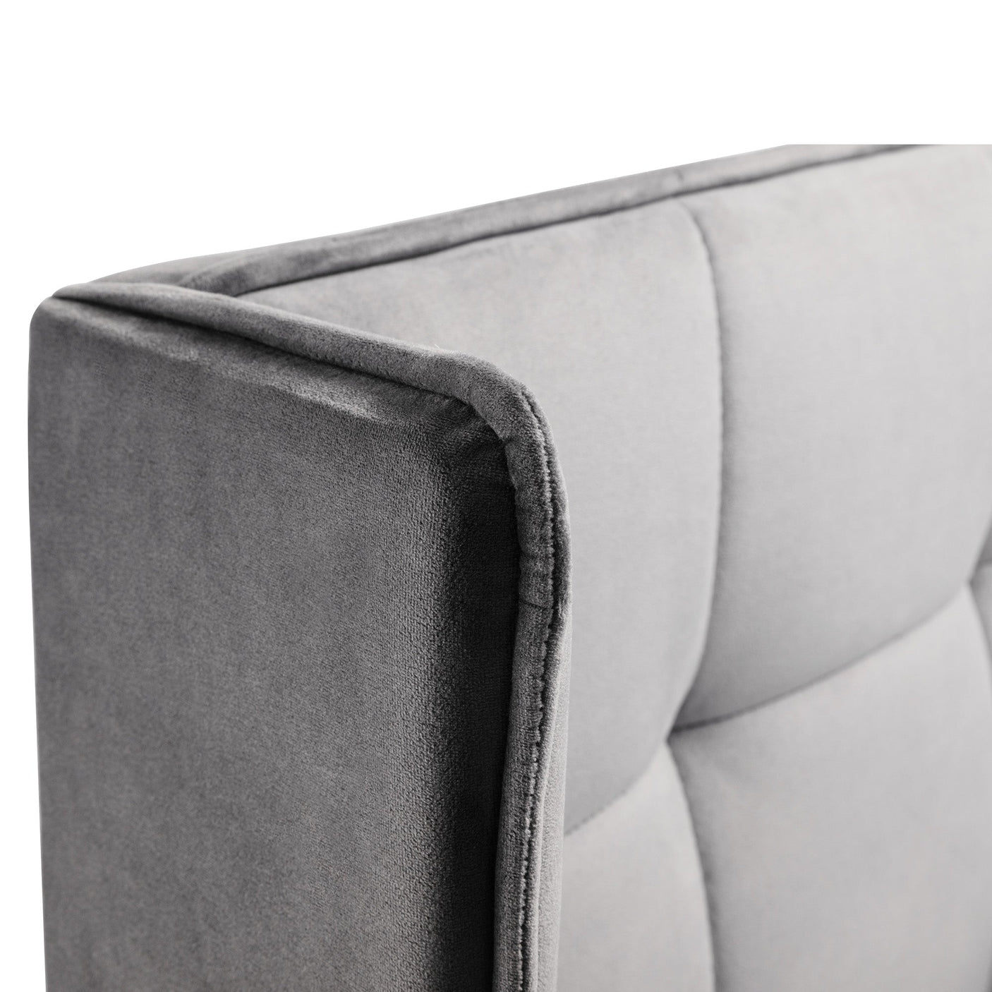 Gatsby Bed - Light Grey / Double - GAT001