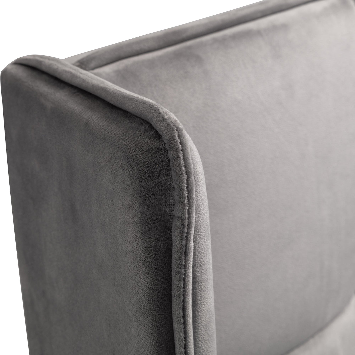 Gatsby Storage Ottoman Bed - Light Grey / Double - GAT051