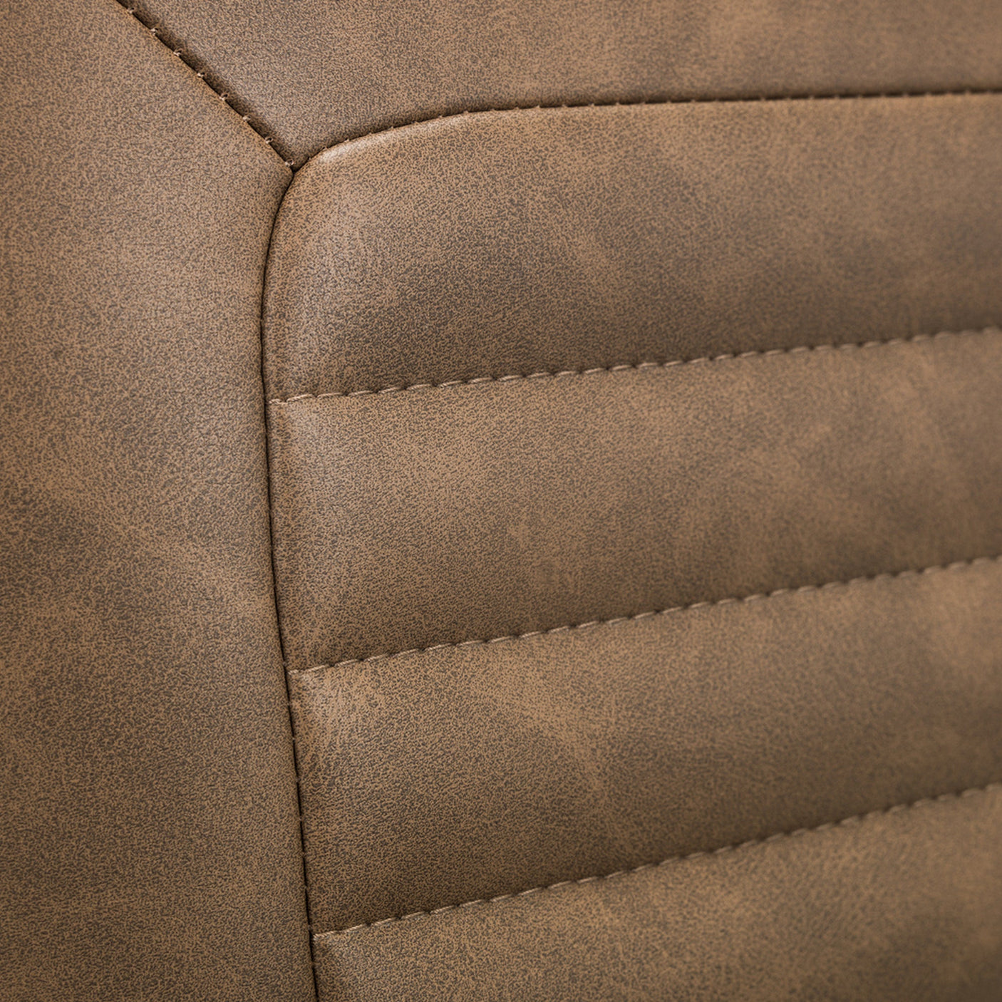 Gehry Upholstered Office Chair - Brown - GEH001