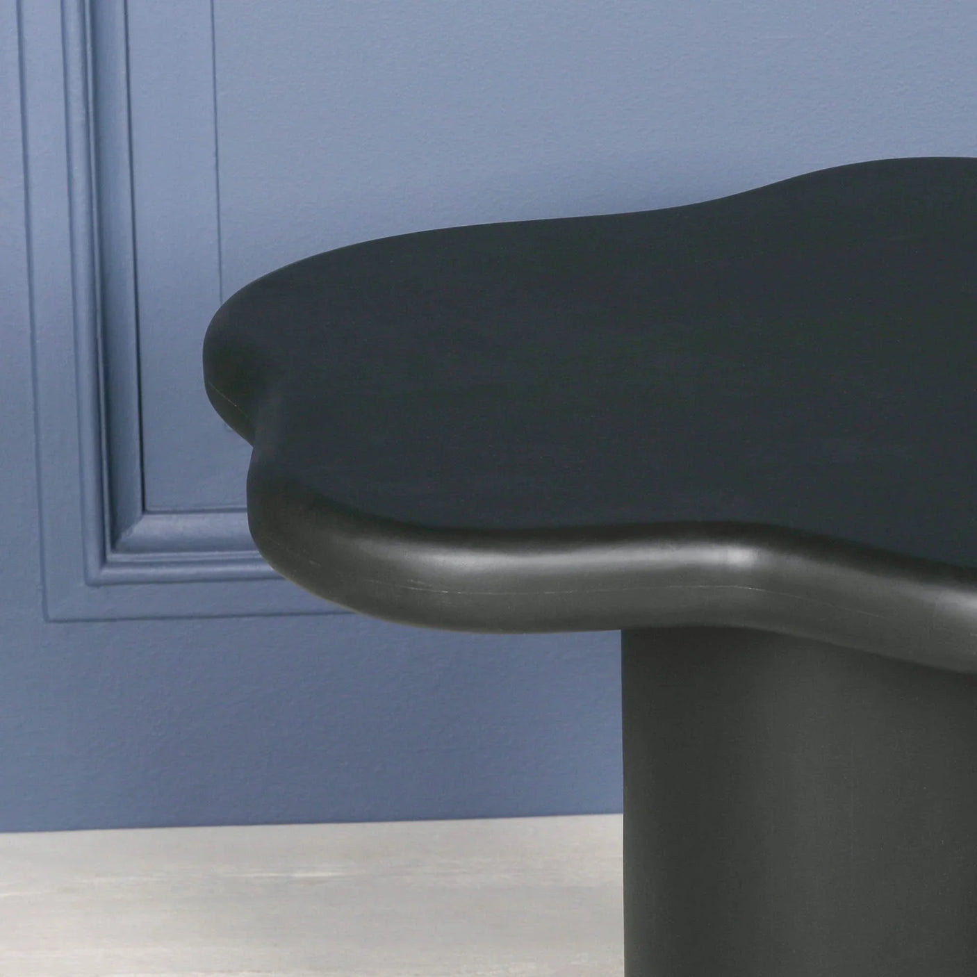 Black Painted Puddle Side Table