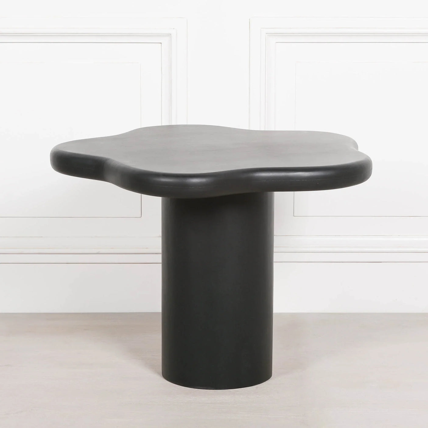 Black Painted Puddle Side Table