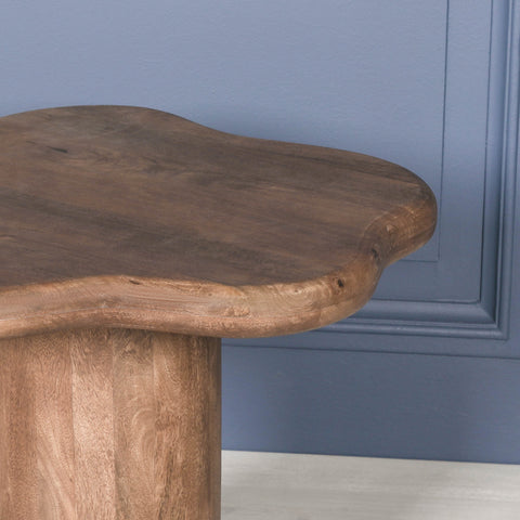 Dark Wooden Puddle Side Table