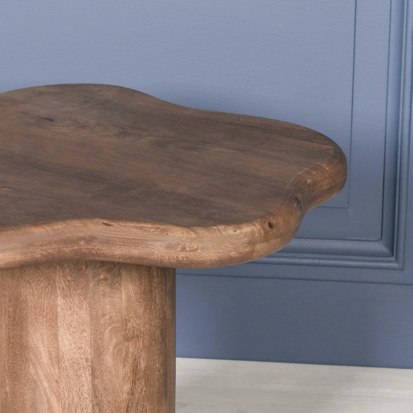 Dark Wooden Puddle Side Table