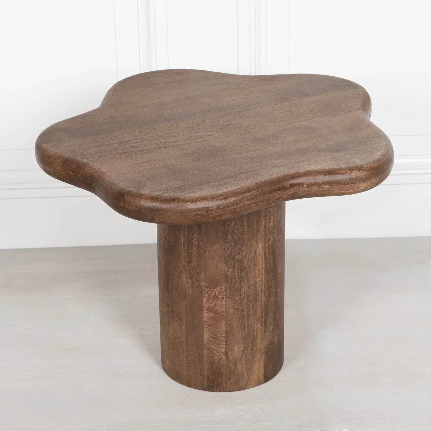 Dark Wooden Puddle Side Table