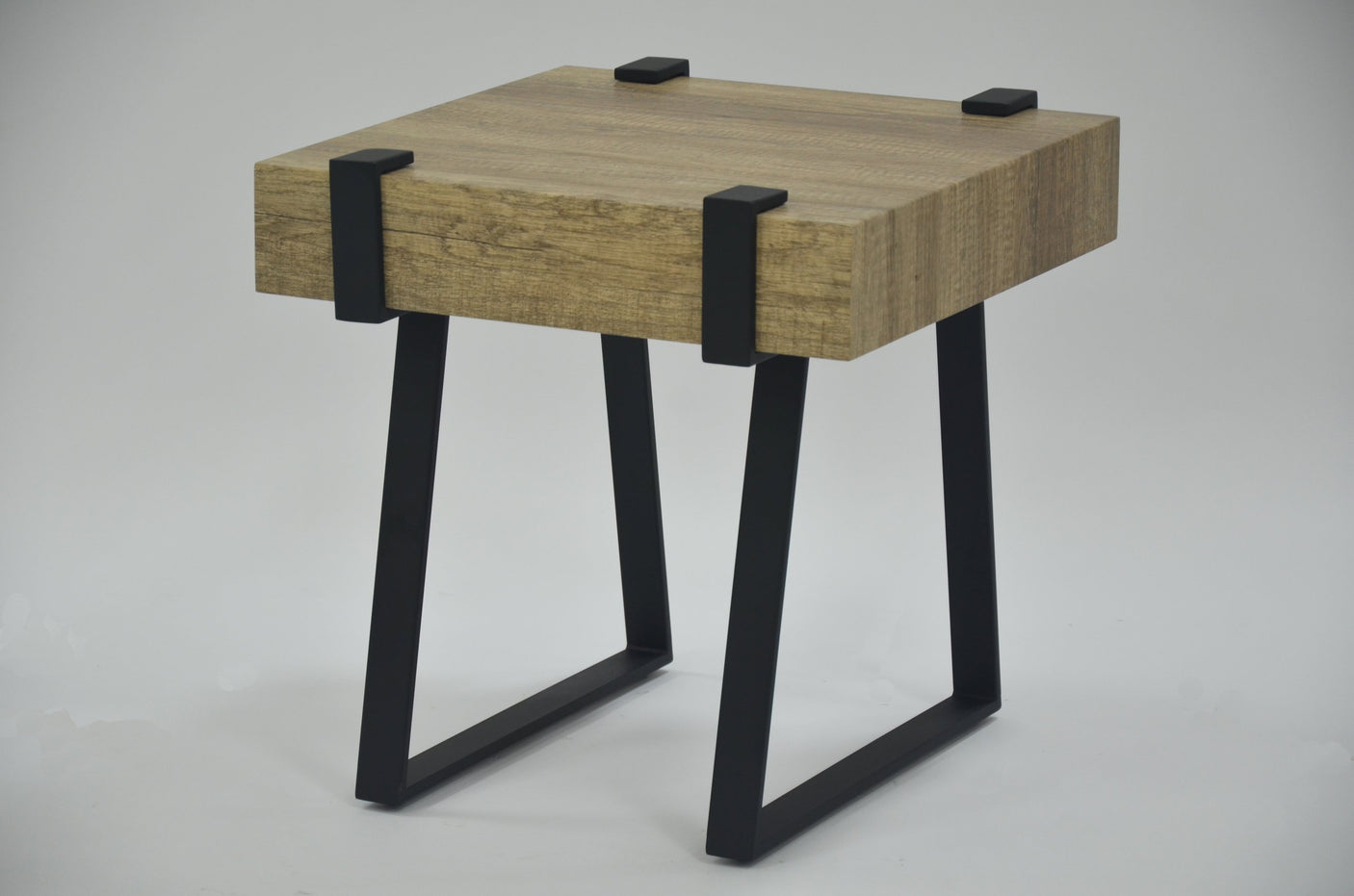 George Lamp Table Grey Oak