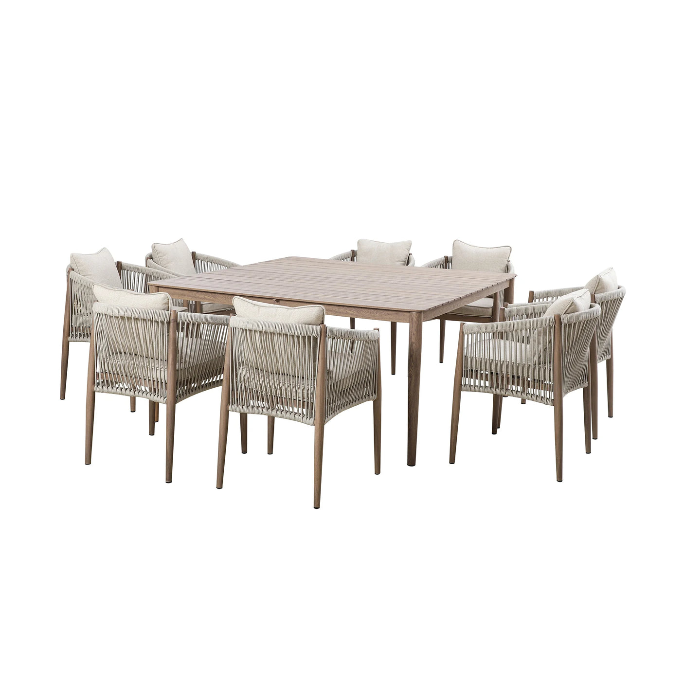 Havana 8 Seat Square Dining Set