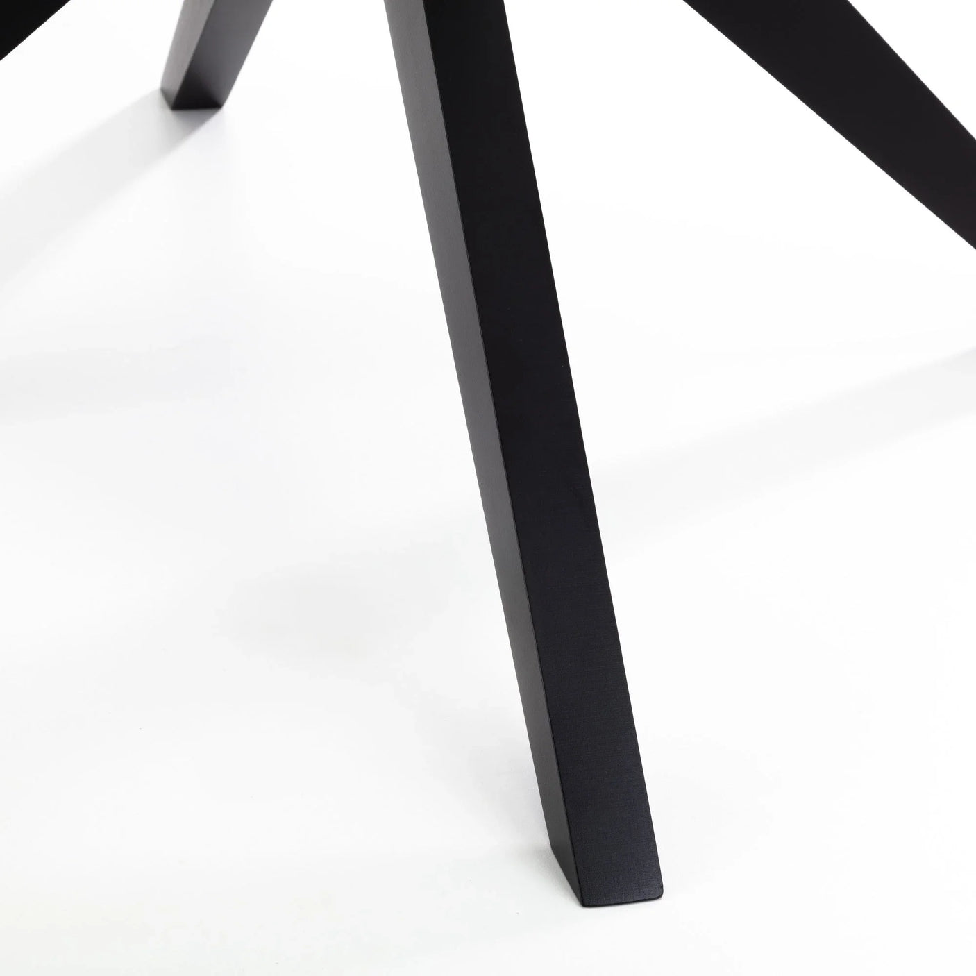 Hayden Round Glass Table - Glass and Black - HAY301