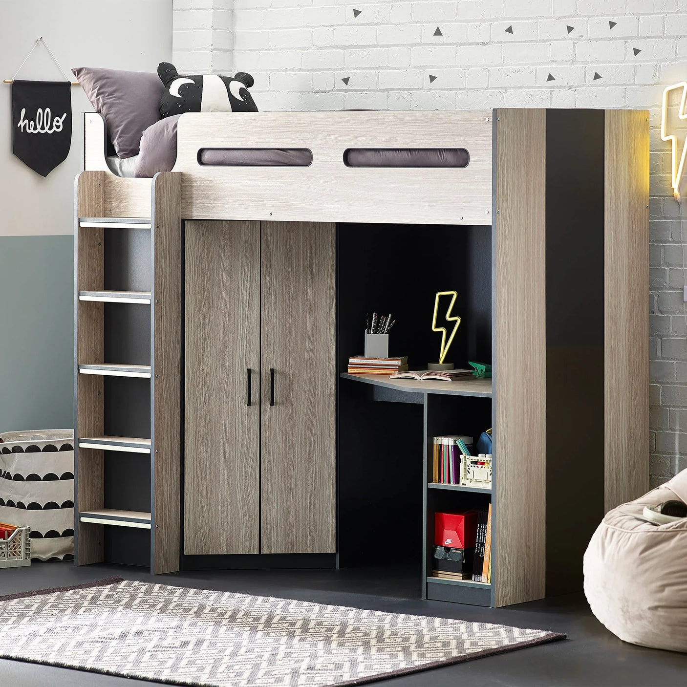 Hercules High Sleeper - Brown - HER011