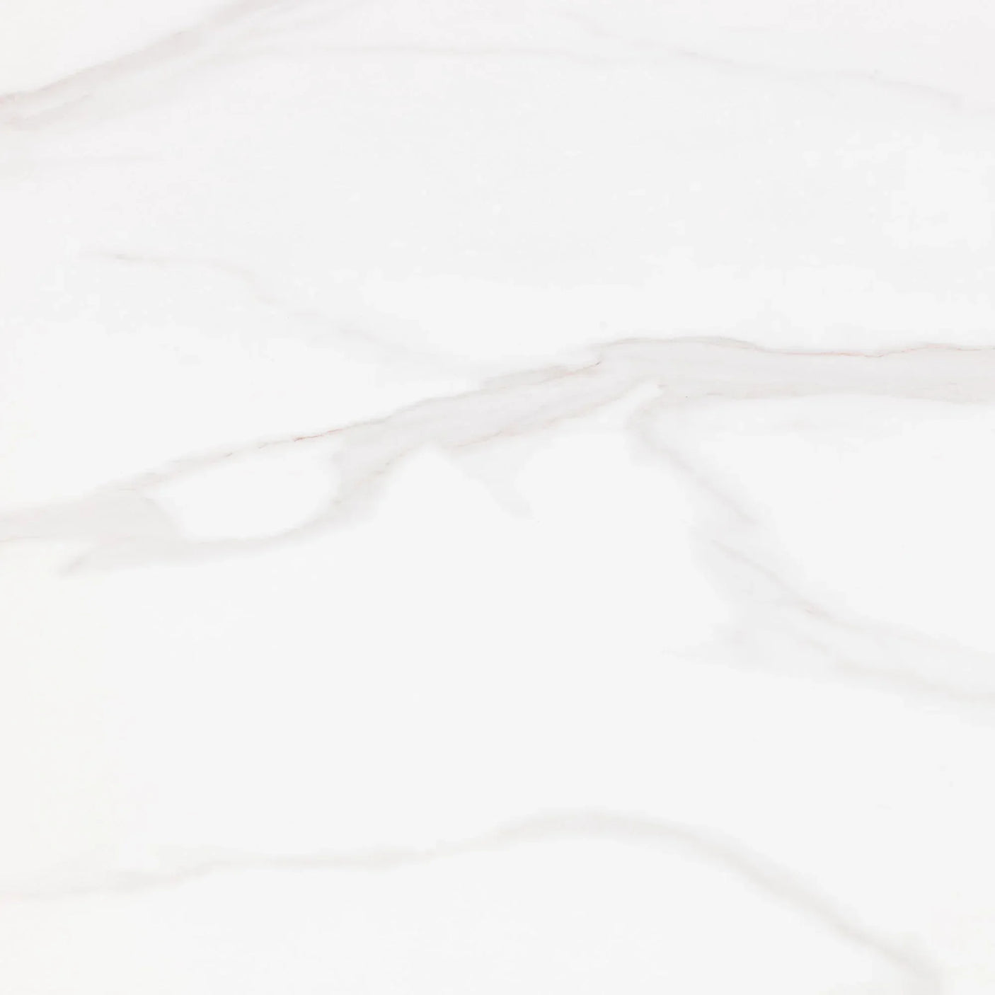 White marble effect tile with subtle grey vein pattern