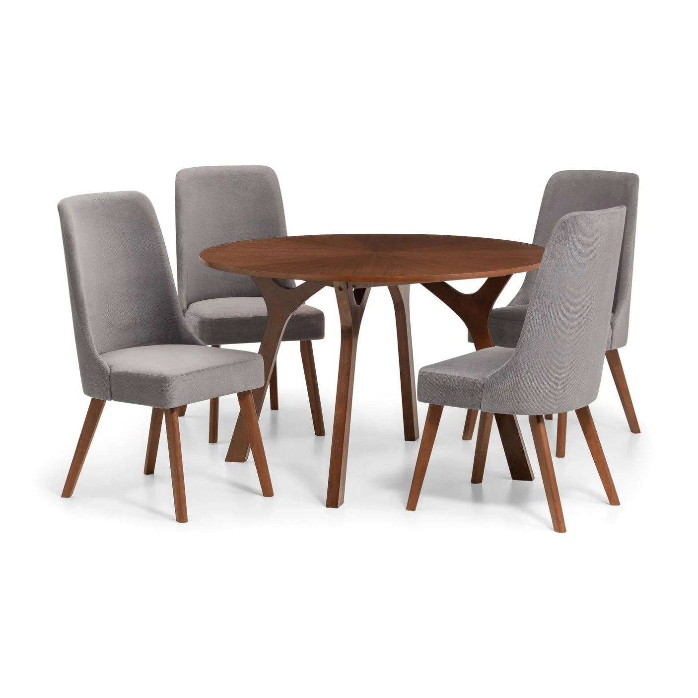 Huxley Round Table - Dark Brown - HUX001