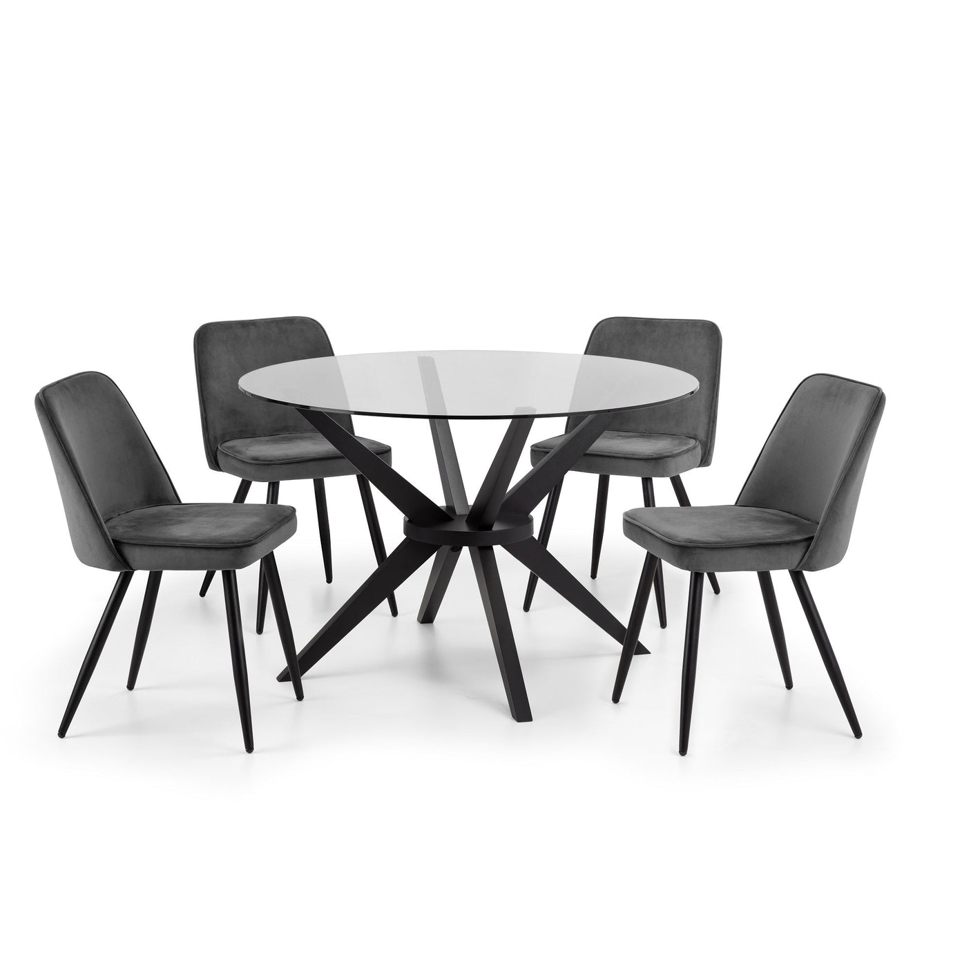 Burgess Dining Chair (Set of 2) - Blue - BUR004