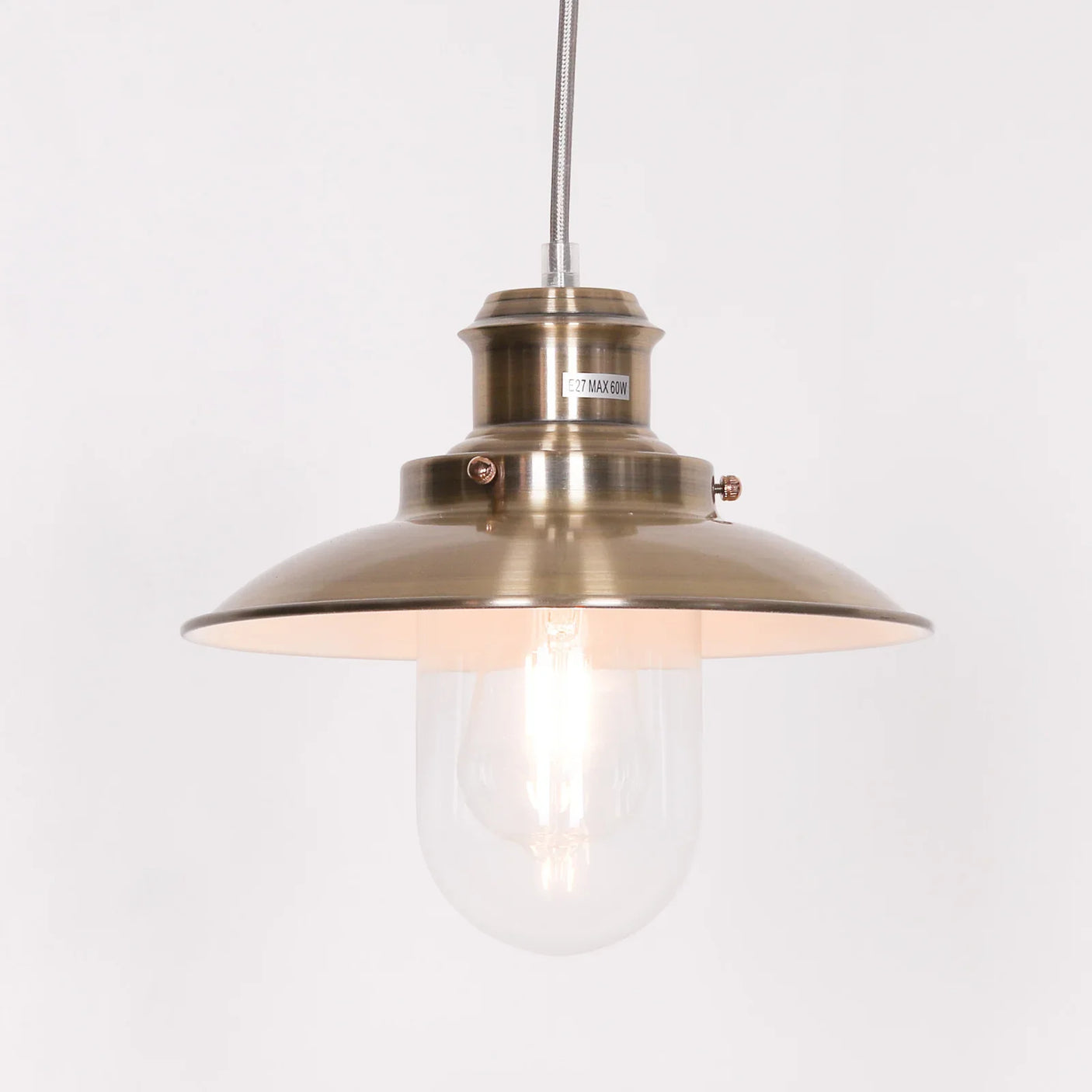 Brushed Brass Style Fishermans Light