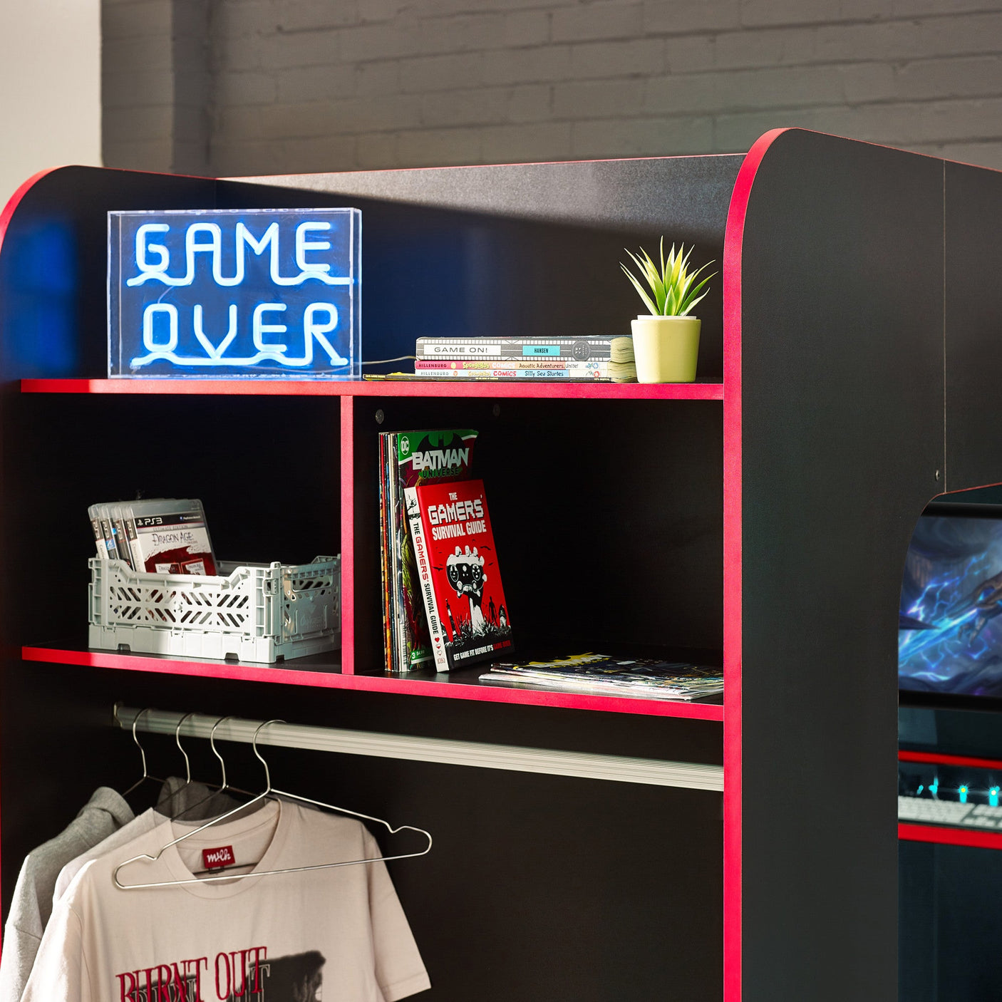 Impact Gaming Bunk - Black - IMP001