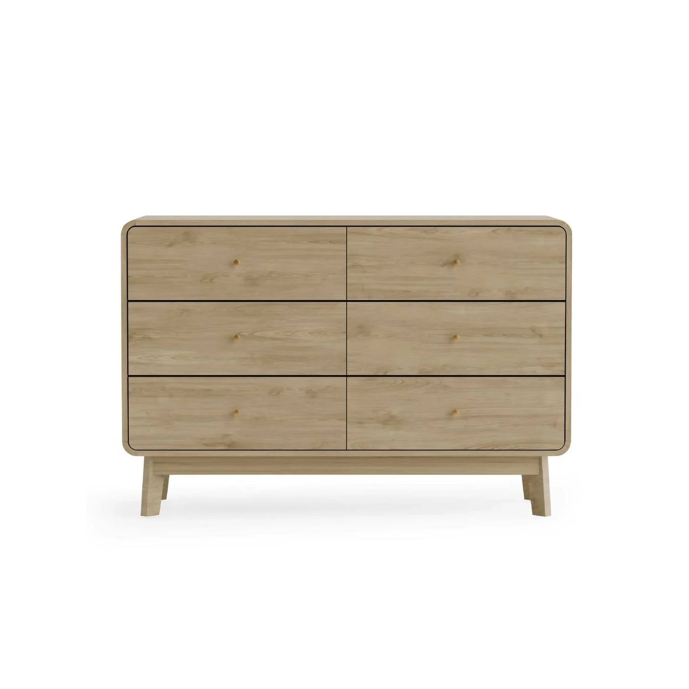 Ingrid 6 Drawer Dresser - Light Brown - ING004