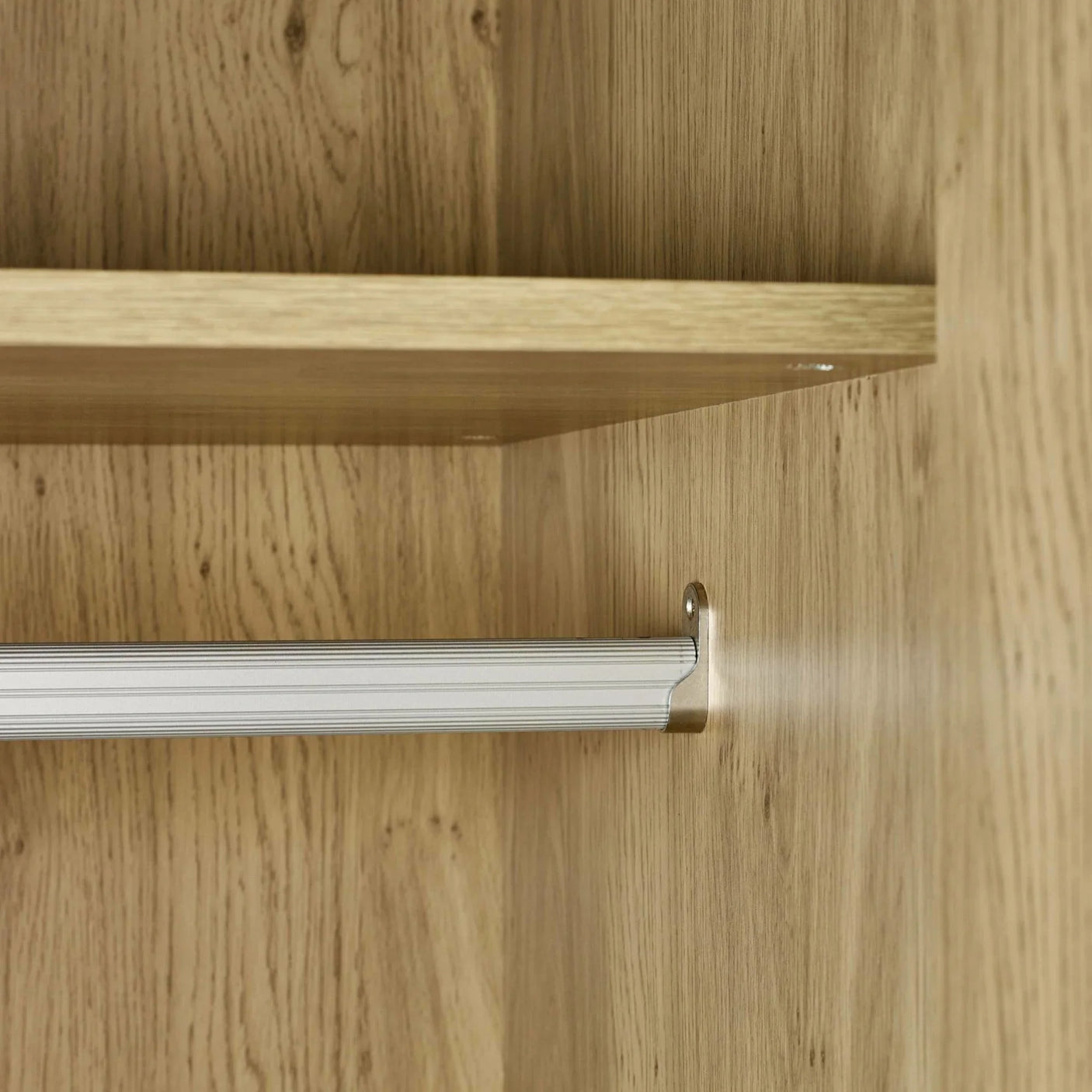 Ingrid 2 Door Wardrobe - Light Brown - ING005