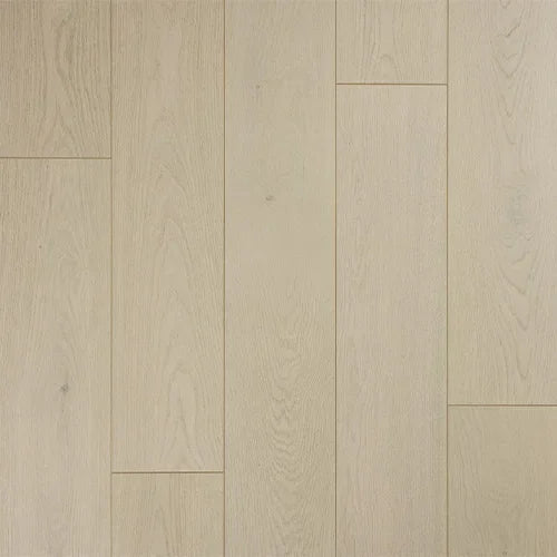 ivory oak wood flooring closeup showing natural grain and light finish