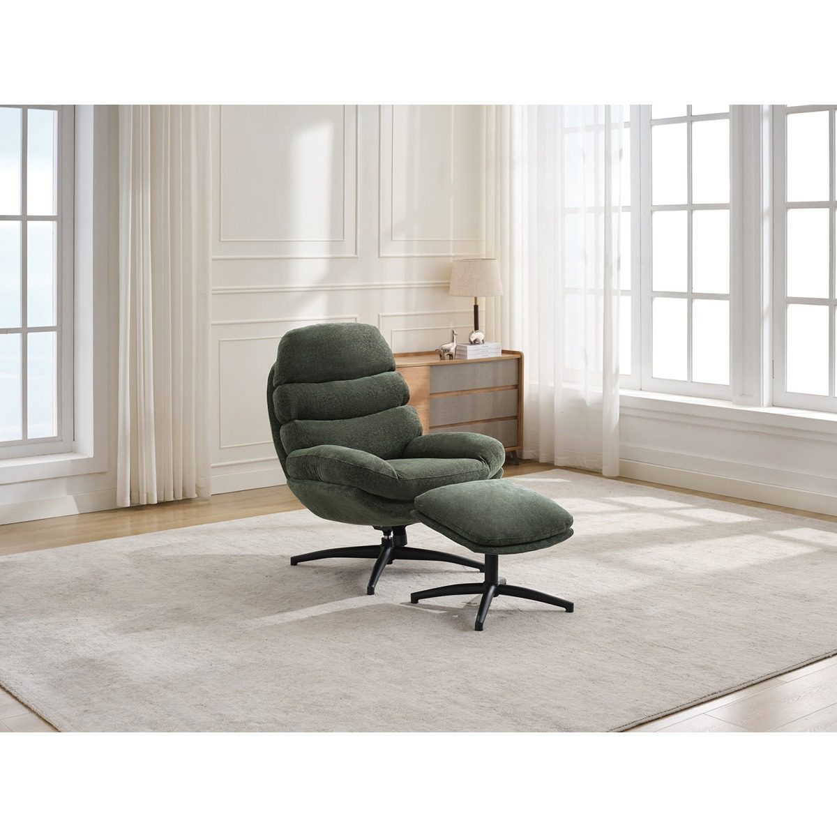 Clark Leisure Chair W/Footstool