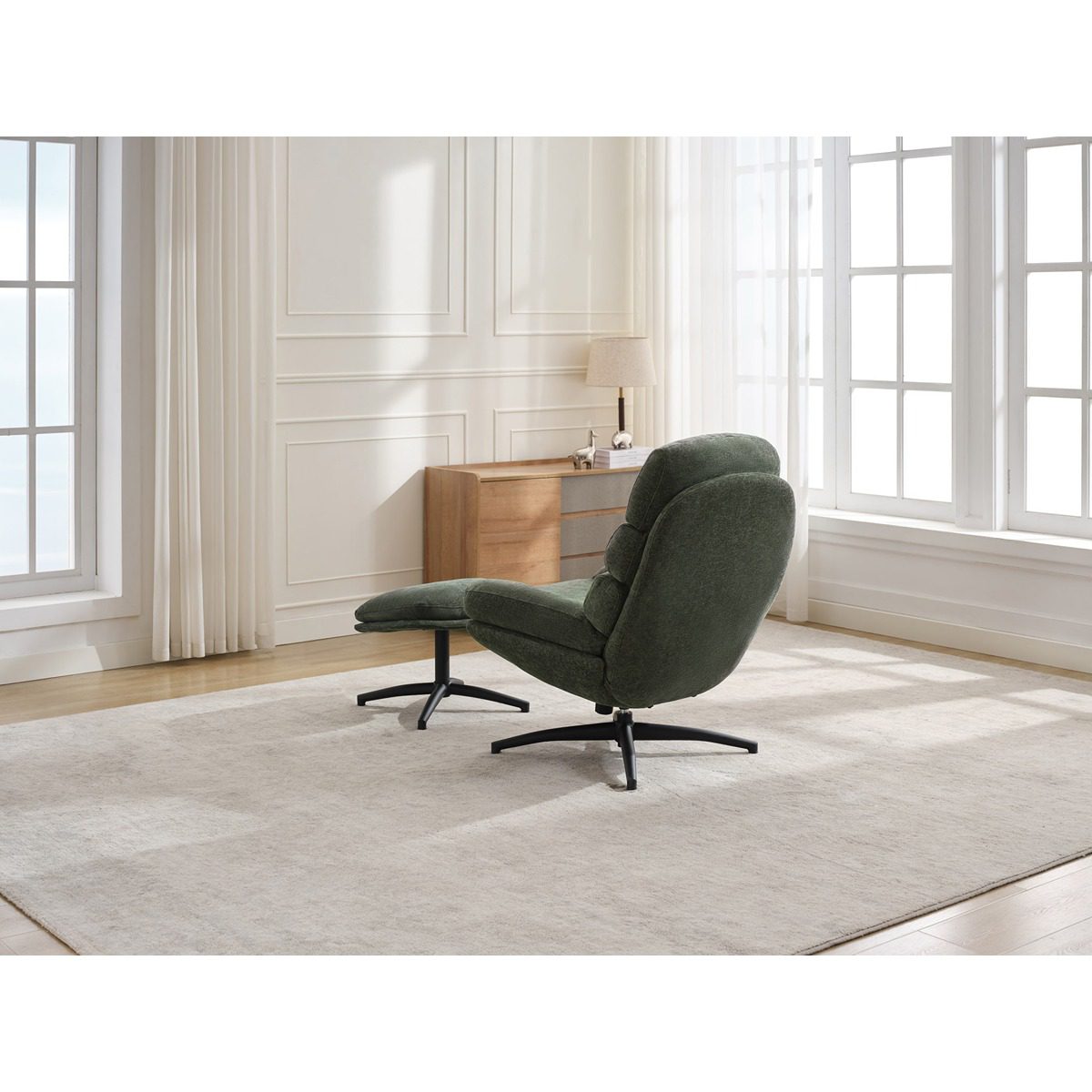 Clark Leisure Chair W/Footstool