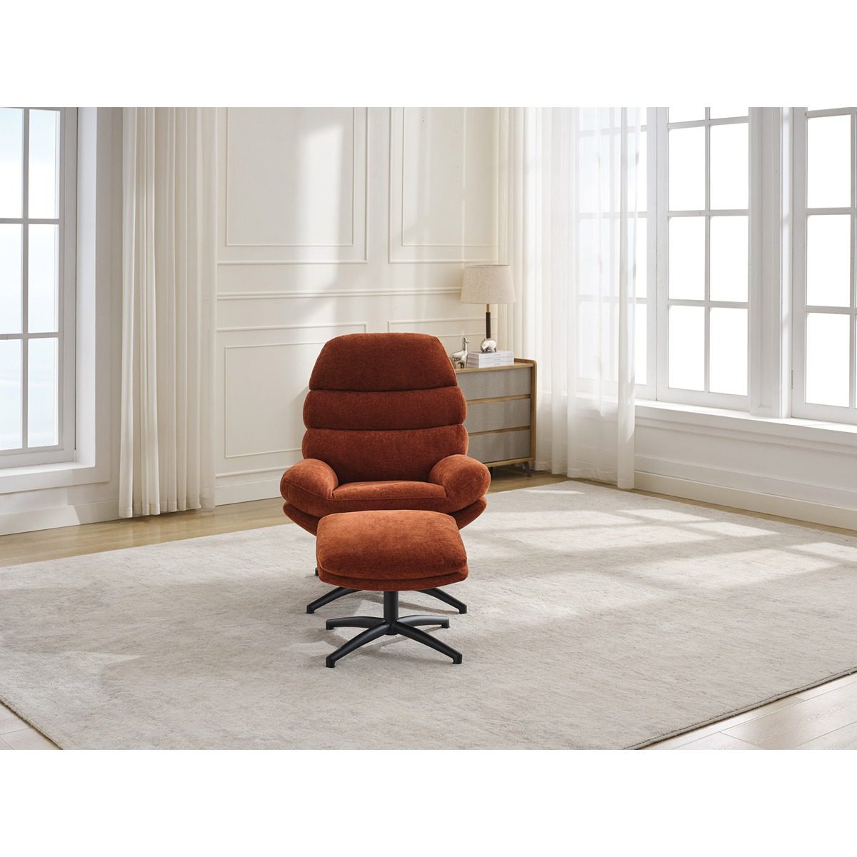 Clark Leisure Chair W/Footstool