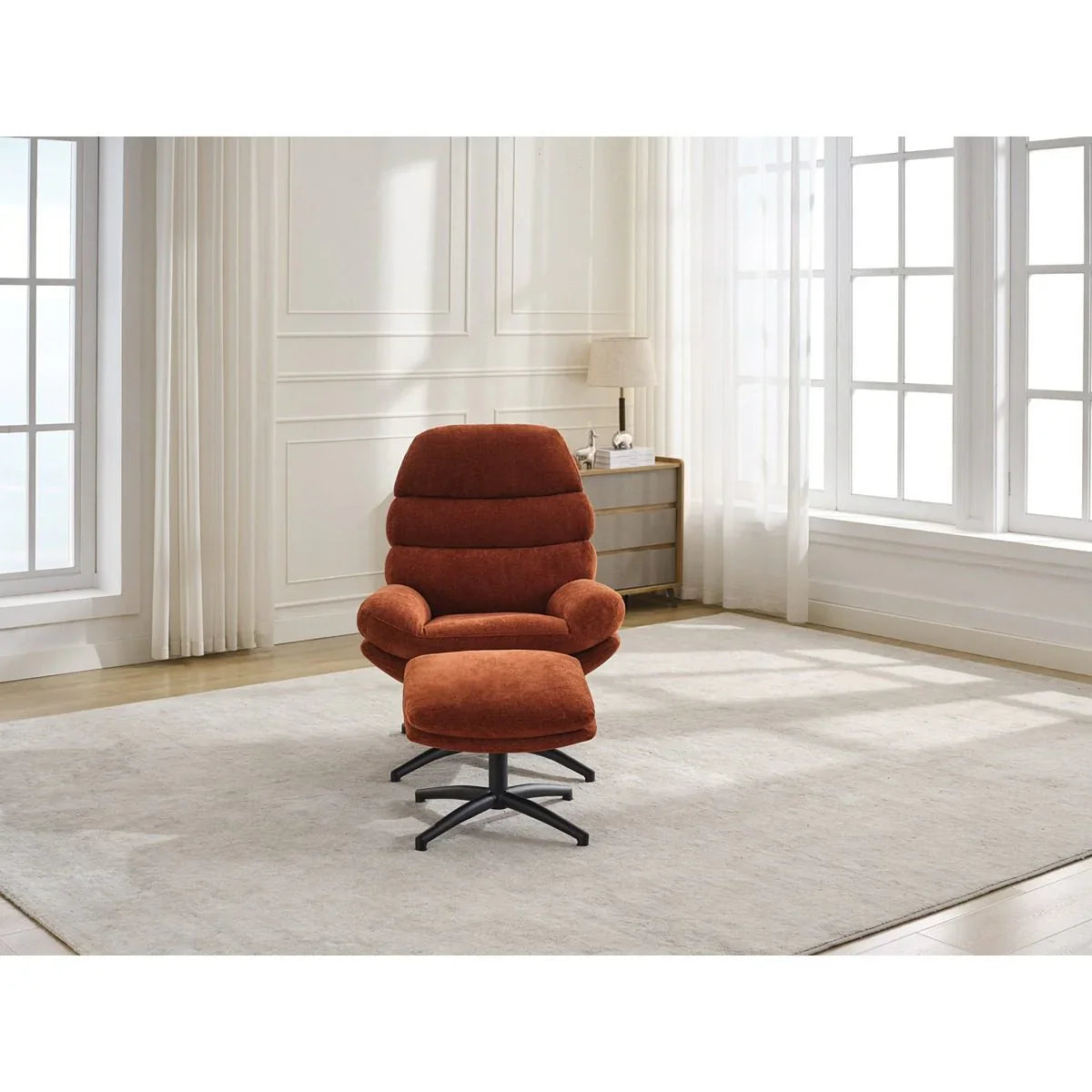 Clark Leisure Chair W/Footstool