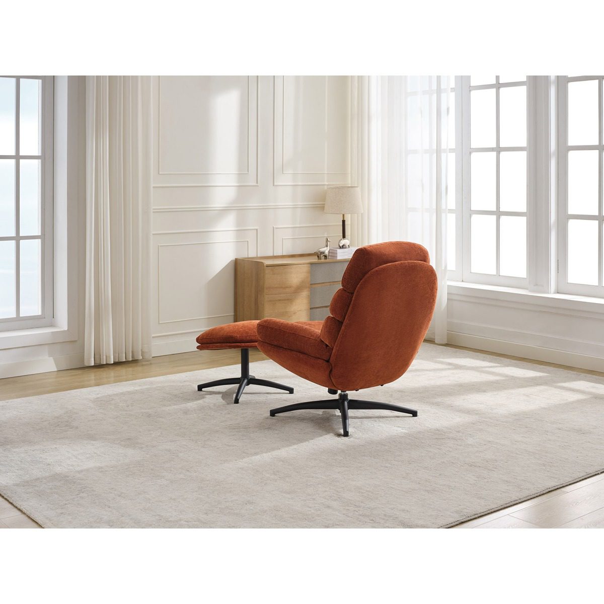 Clark Leisure Chair W/Footstool