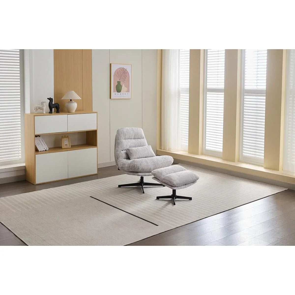 Turner Leisure Chair W/Footstool