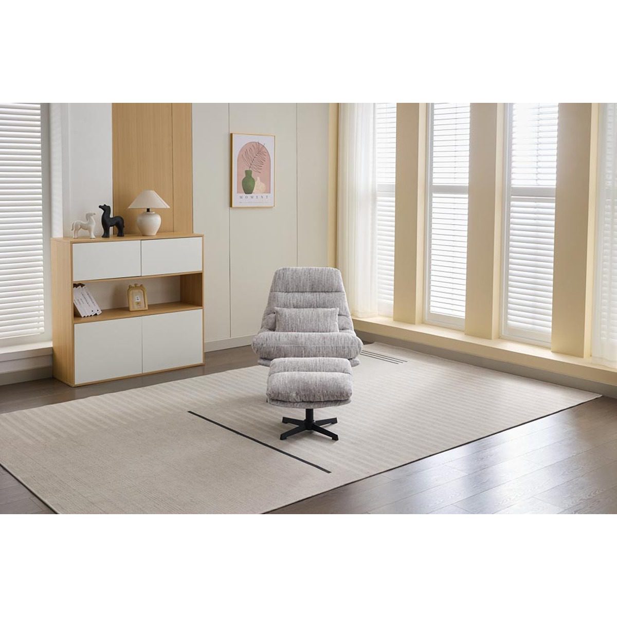 Turner Leisure Chair W/Footstool