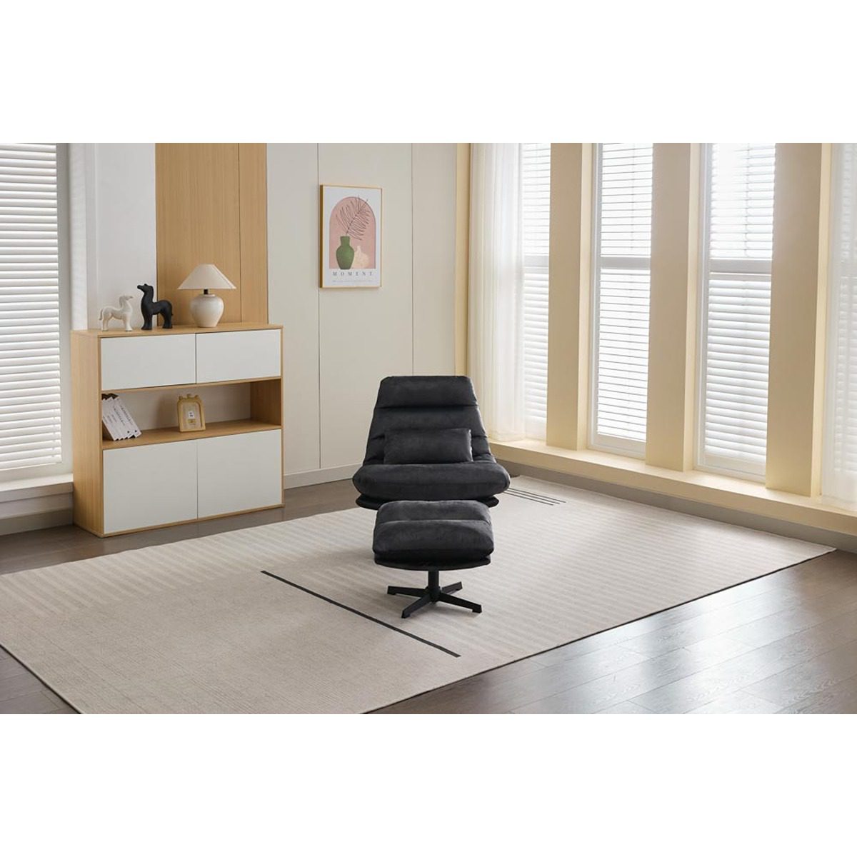 Turner Leisure Chair W/Footstool