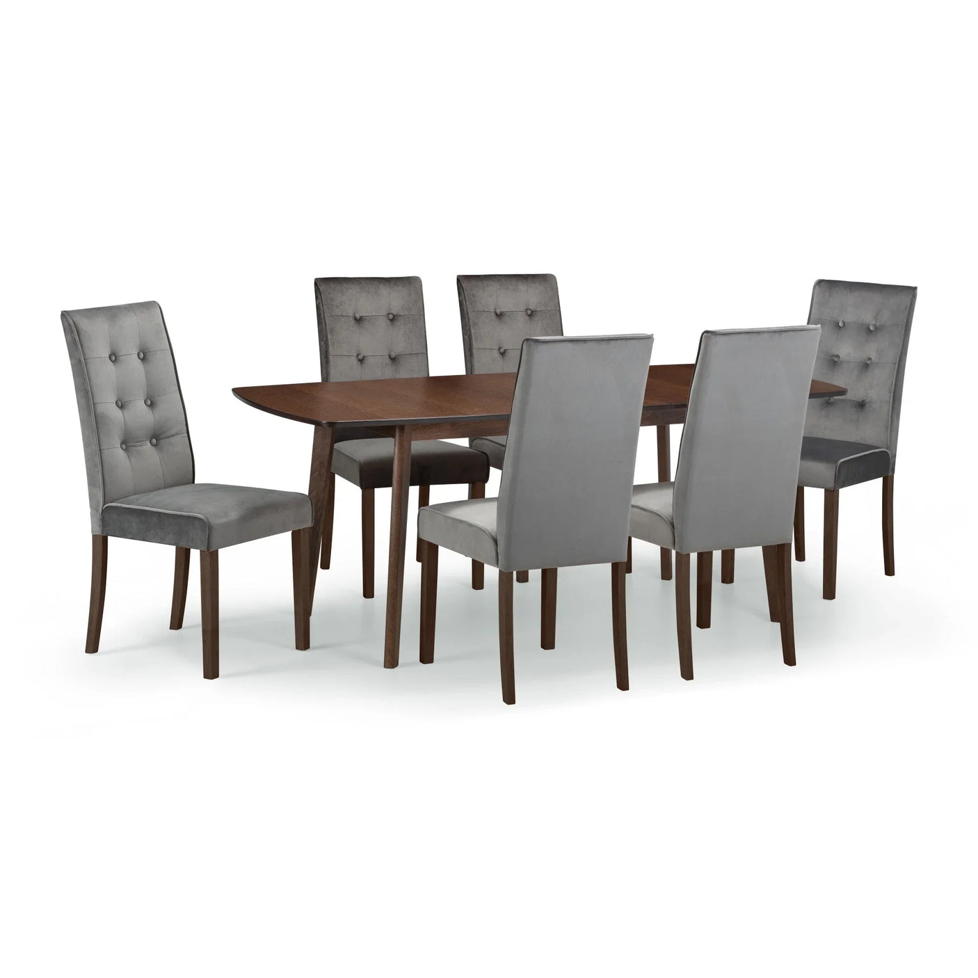Kensington Extending Dining Table - Dark Brown - KEN201