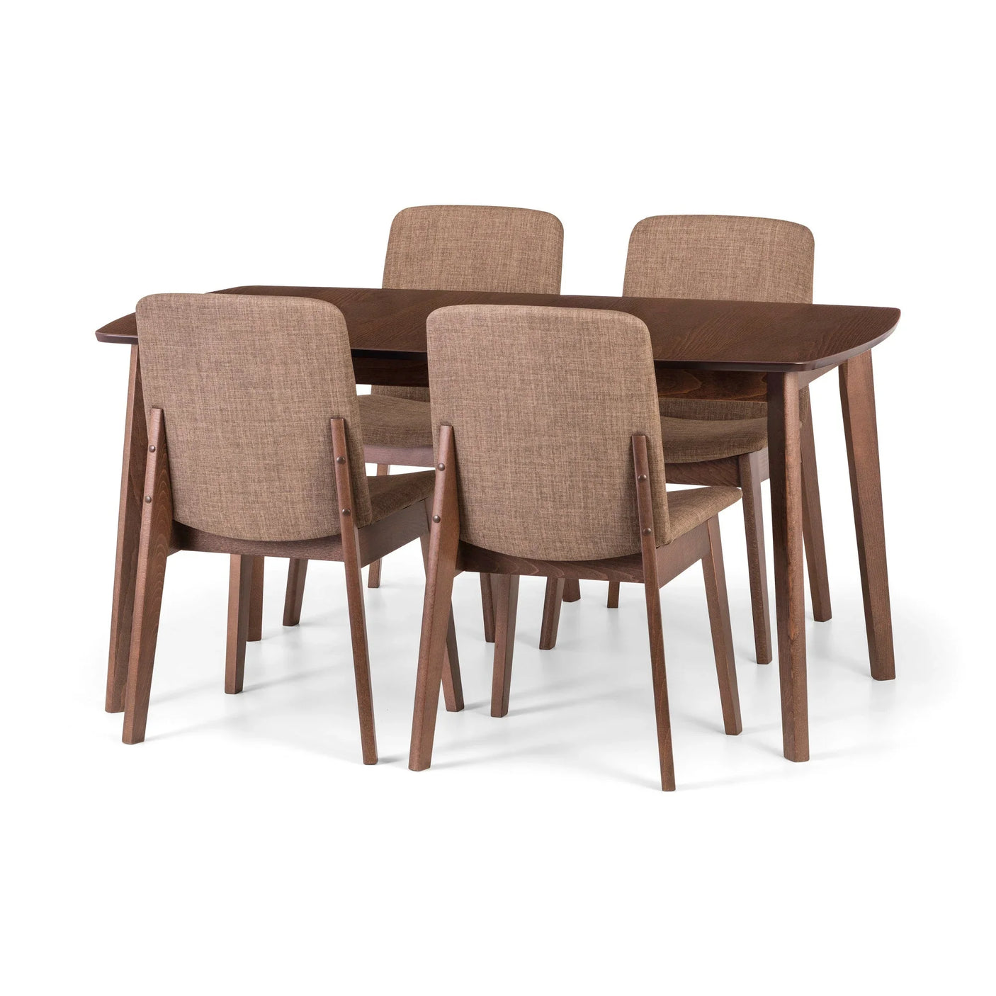 Kensington Extending Dining Table - Dark Brown - KEN201