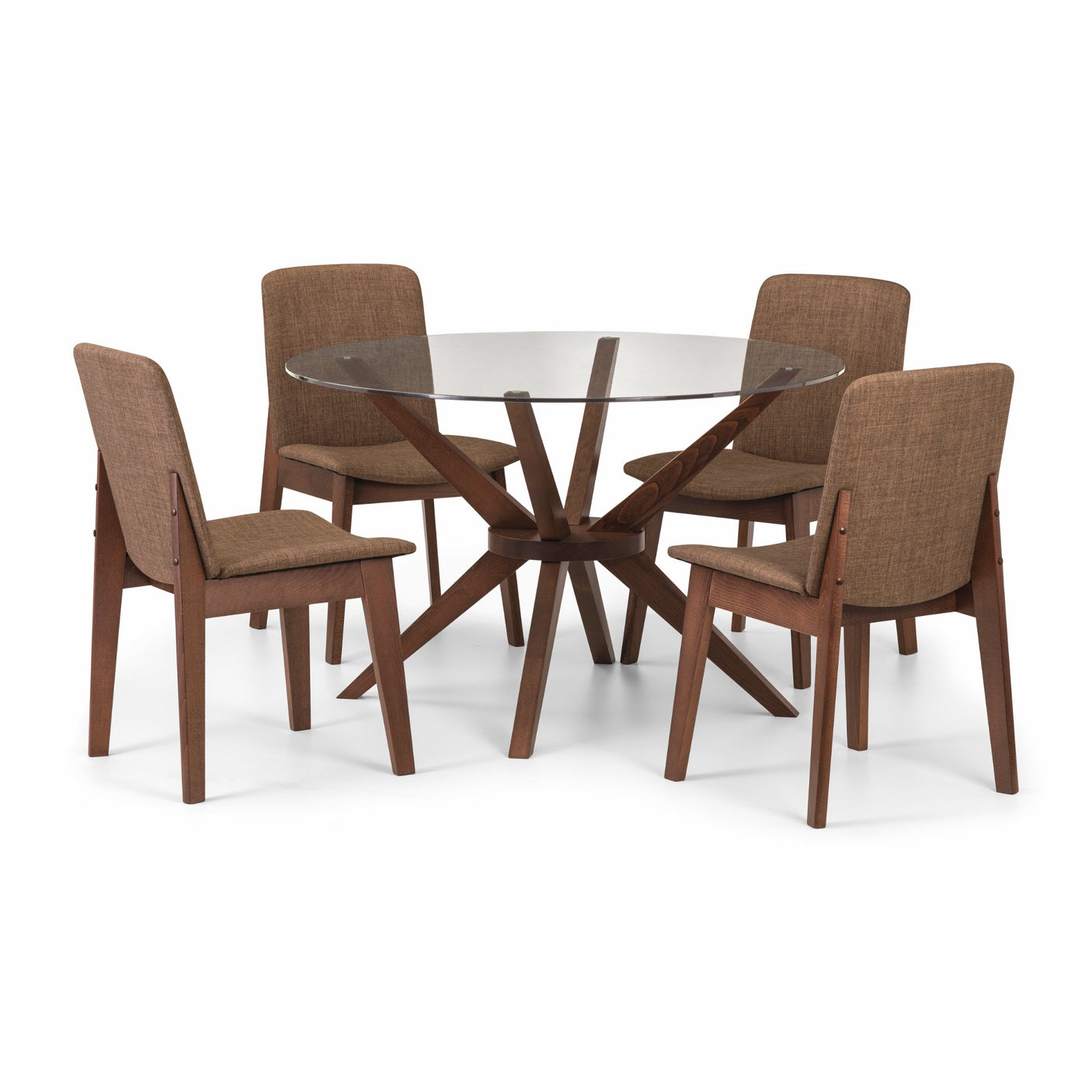 Kensington Dining Chair (Set of 2) - Dark Brown - KEN203