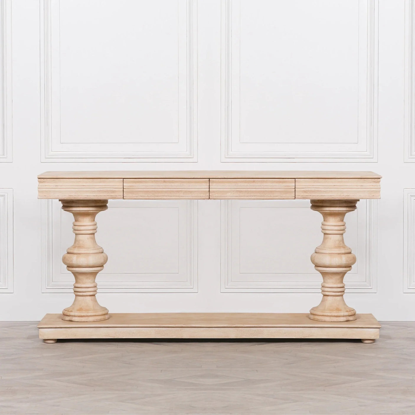 180cm Wooden Console Table with Drawers
