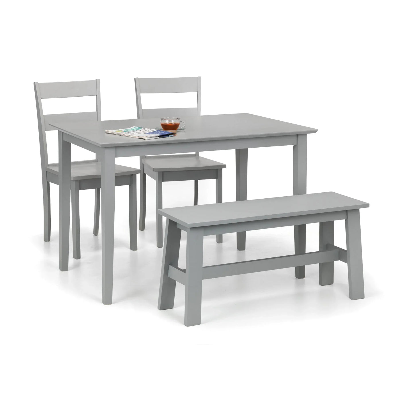 Kobe Compact Rectangular Table - Grey - KOB001