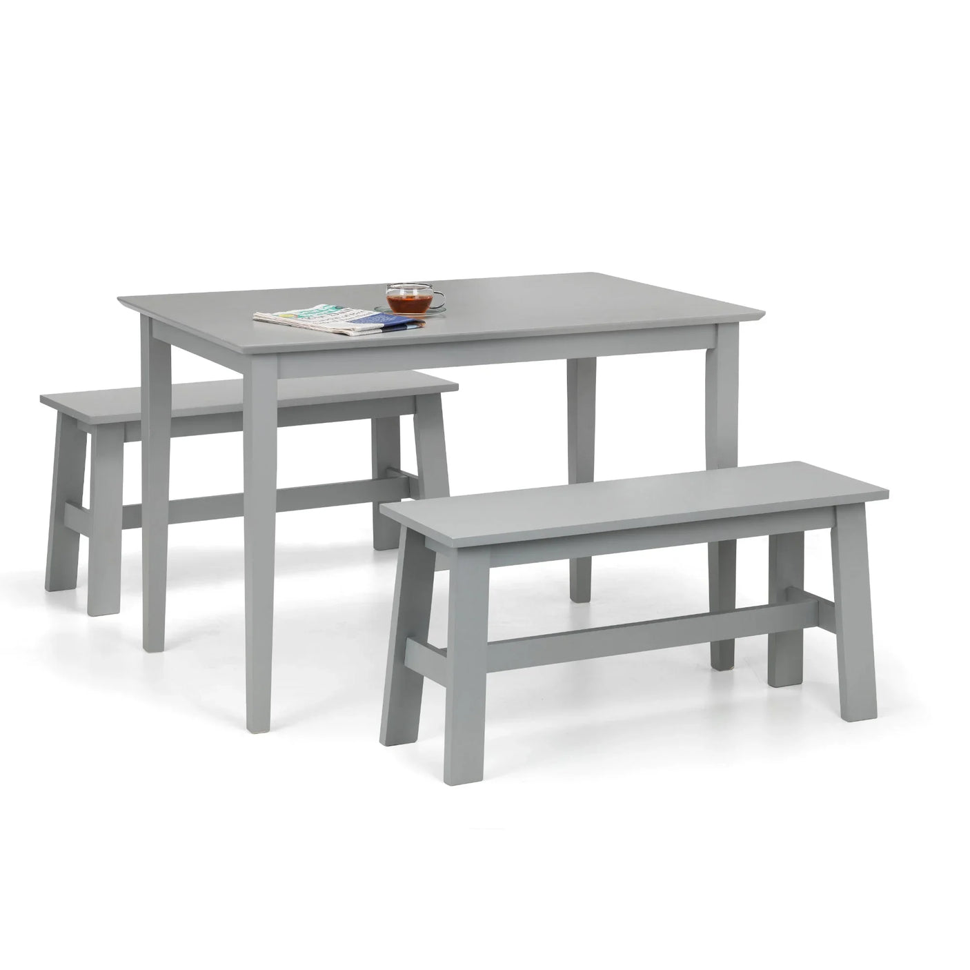 Kobe Compact Rectangular Table - Grey - KOB001