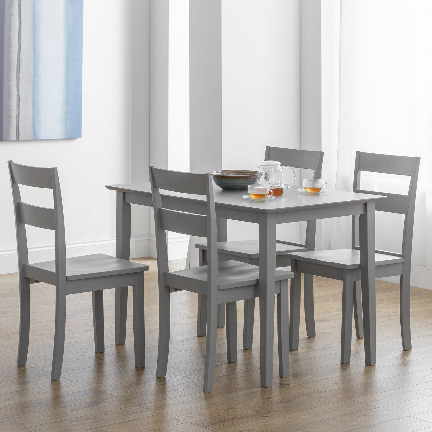 Kobe Dining Chair (Set of 2) - Grey - KOB302