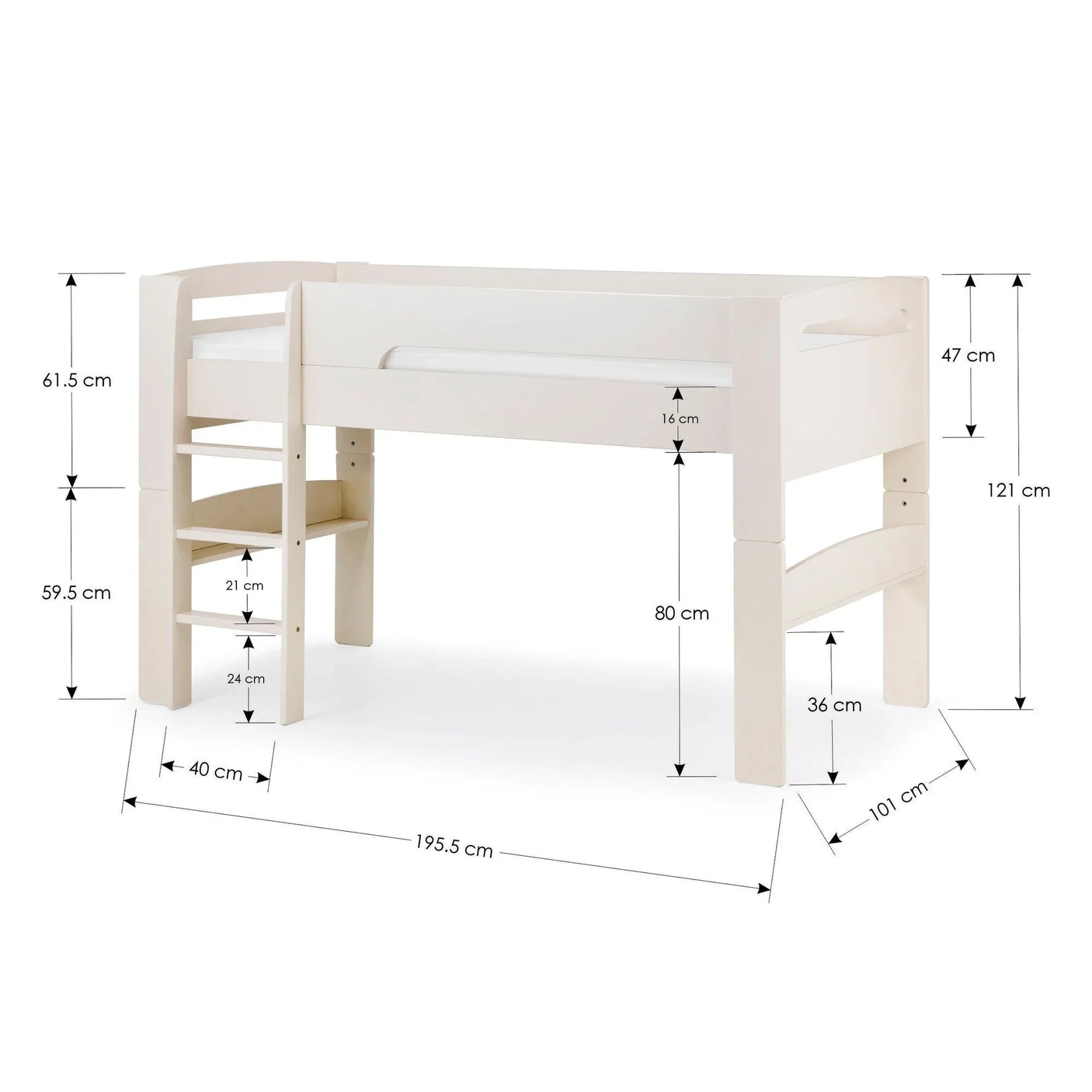 Pluto Midsleeper - Black - PLU105