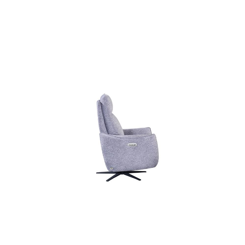 Libby Swivel Power Recliner - Grey - Image 4