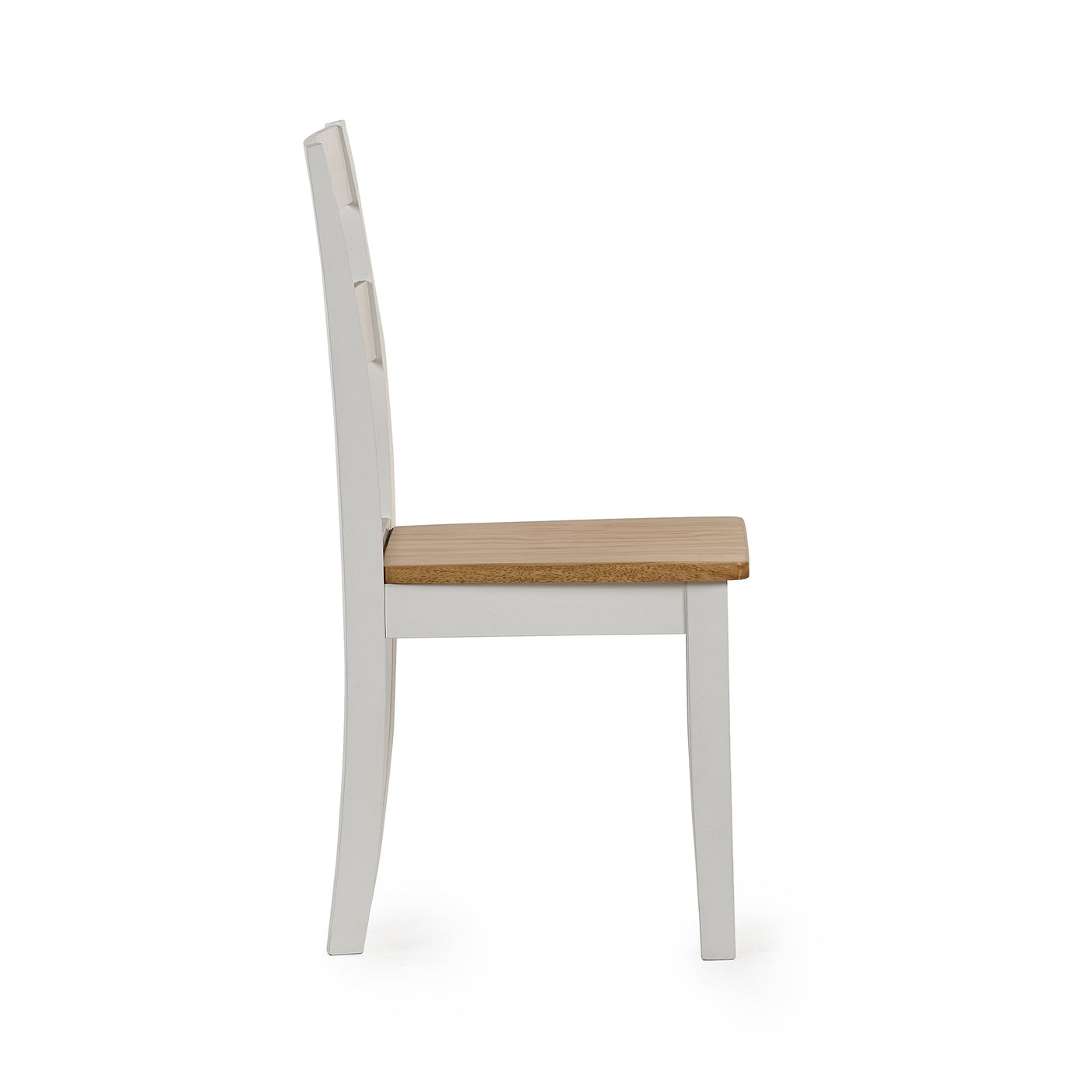 Linwood Dining Chair (Set of 2) - White and Light Brown - LIN022