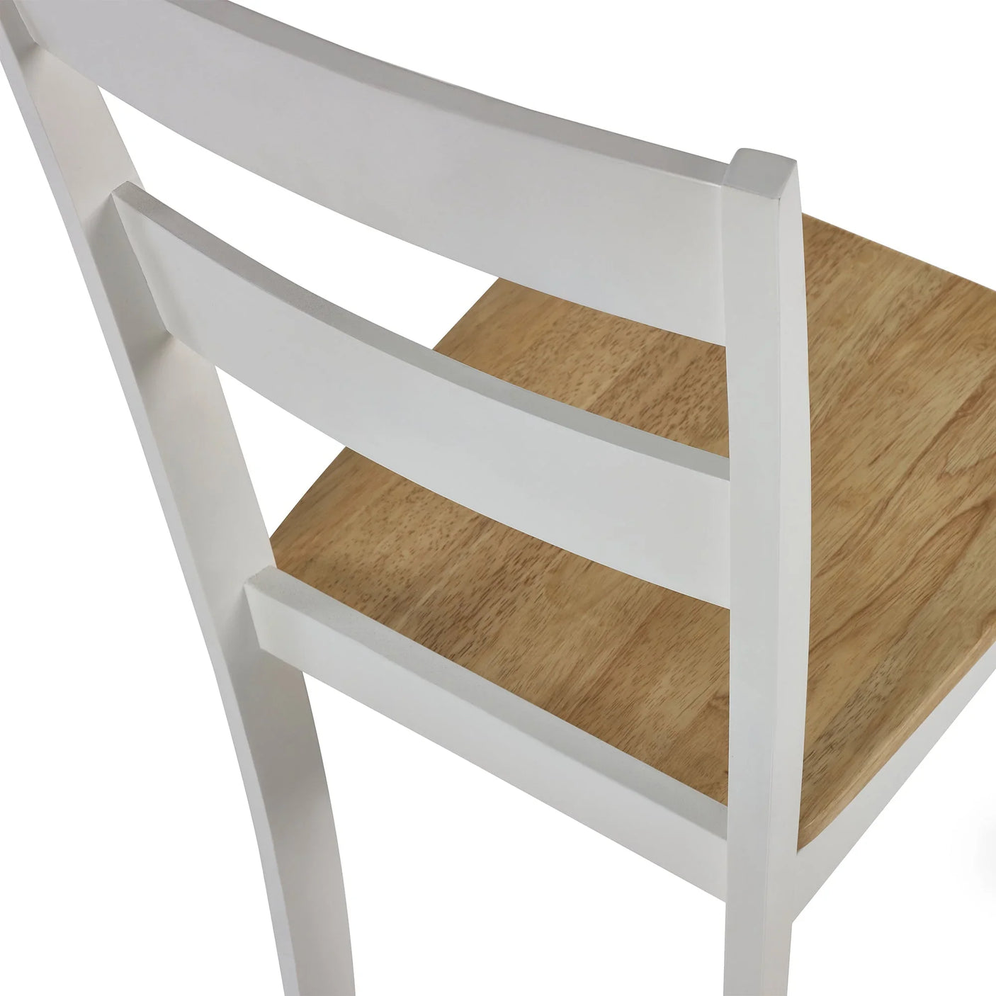 Linwood Dining Chair (Set of 2) - White and Light Brown - LIN022
