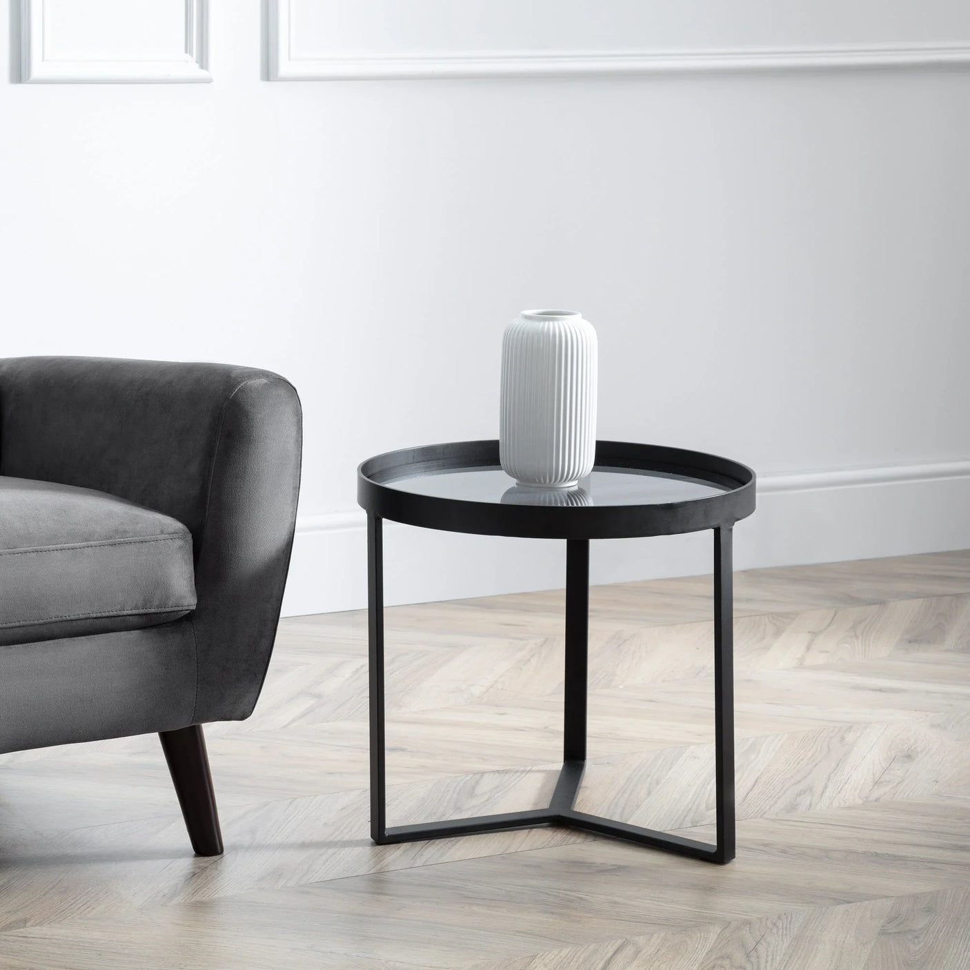 Loft Lamp Table - Glass - LOF102