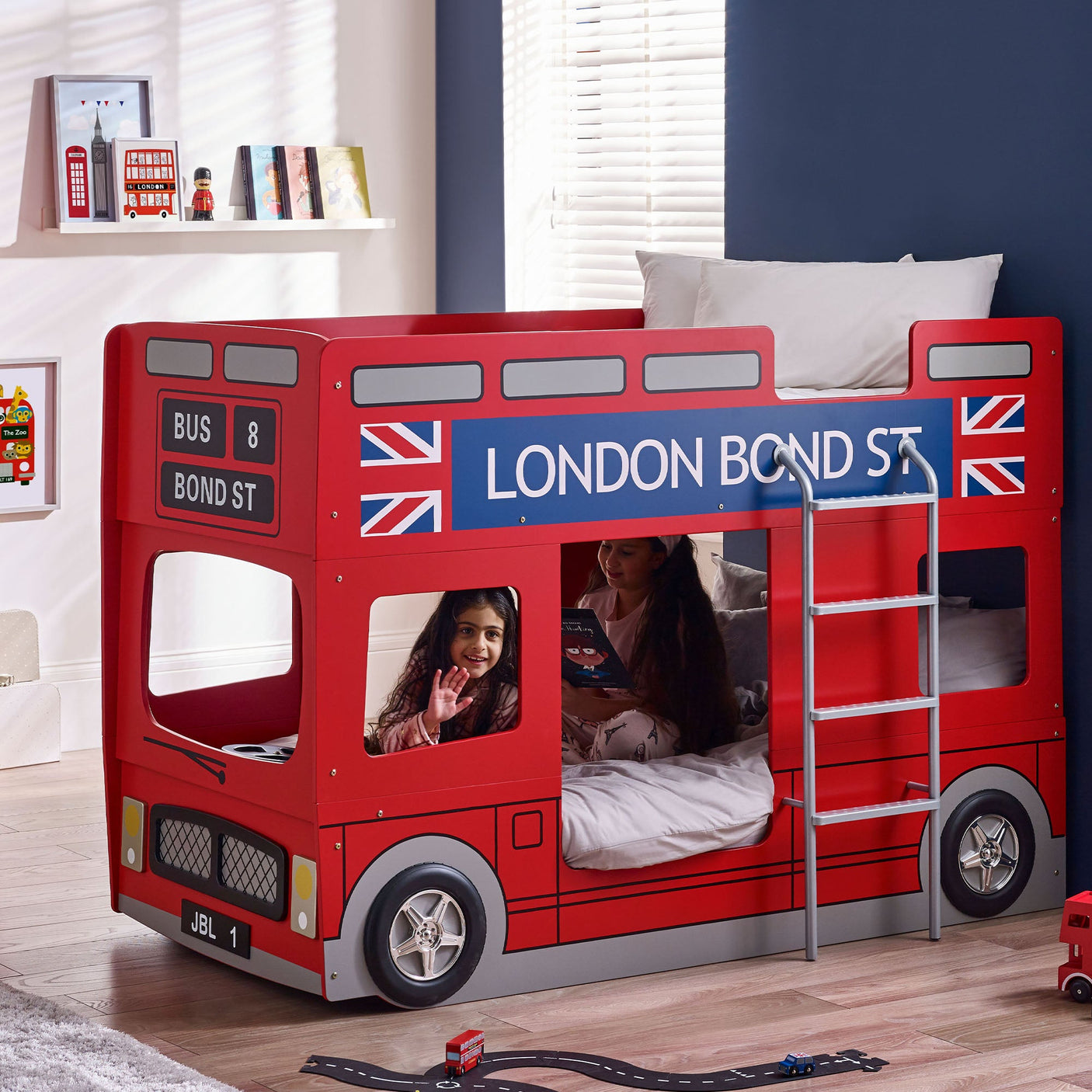 London Bus Bunk Bed - Red - LON001