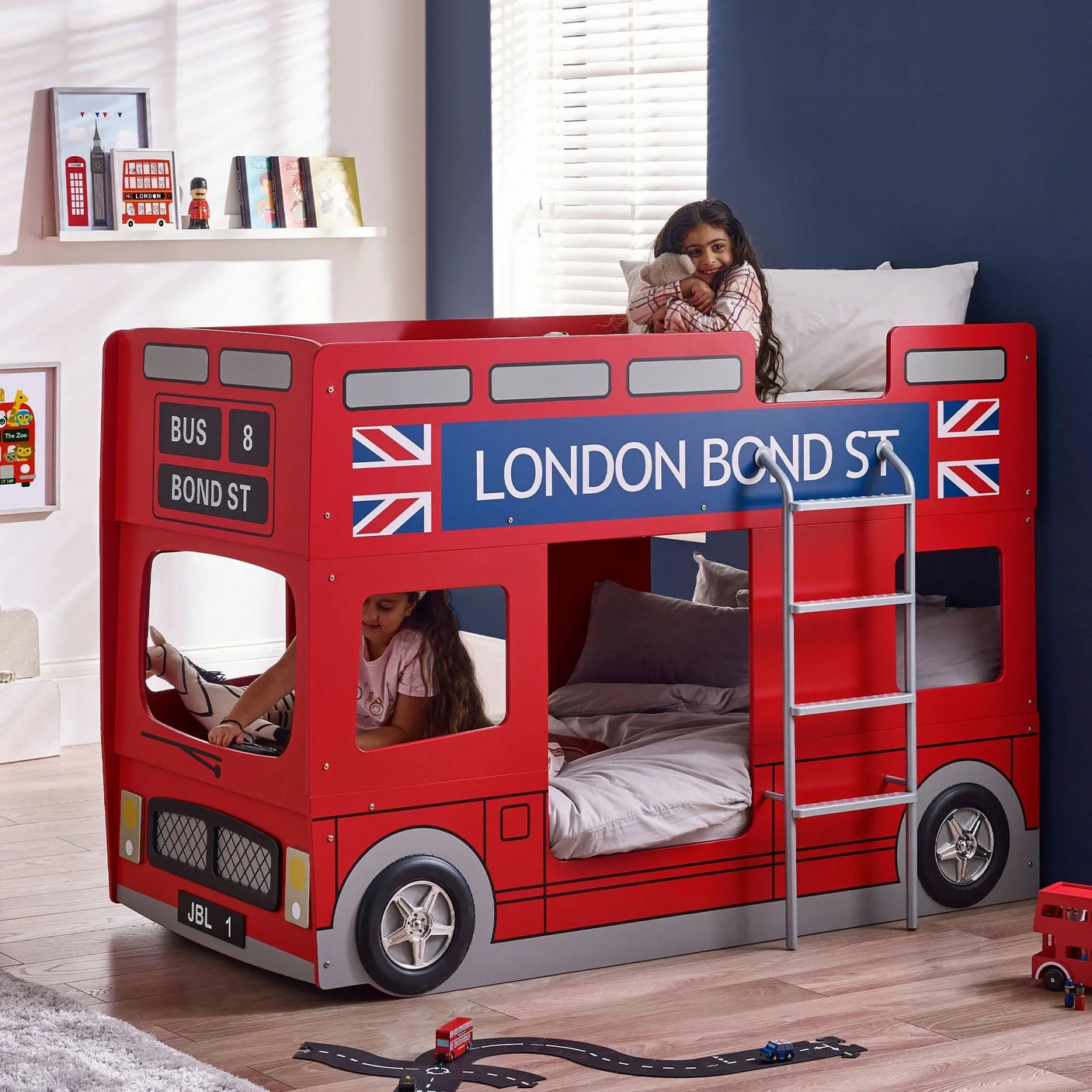 London Bus Bunk Bed - Red - LON001
