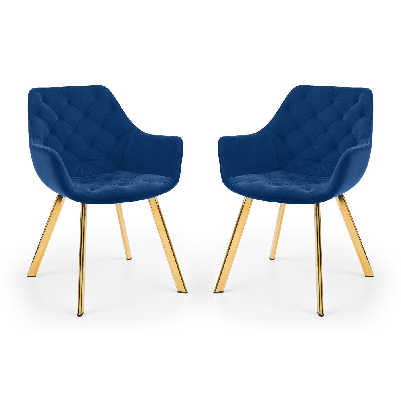 Lorenzo Dining Chair (Set of 2) - Blue - LOR004
