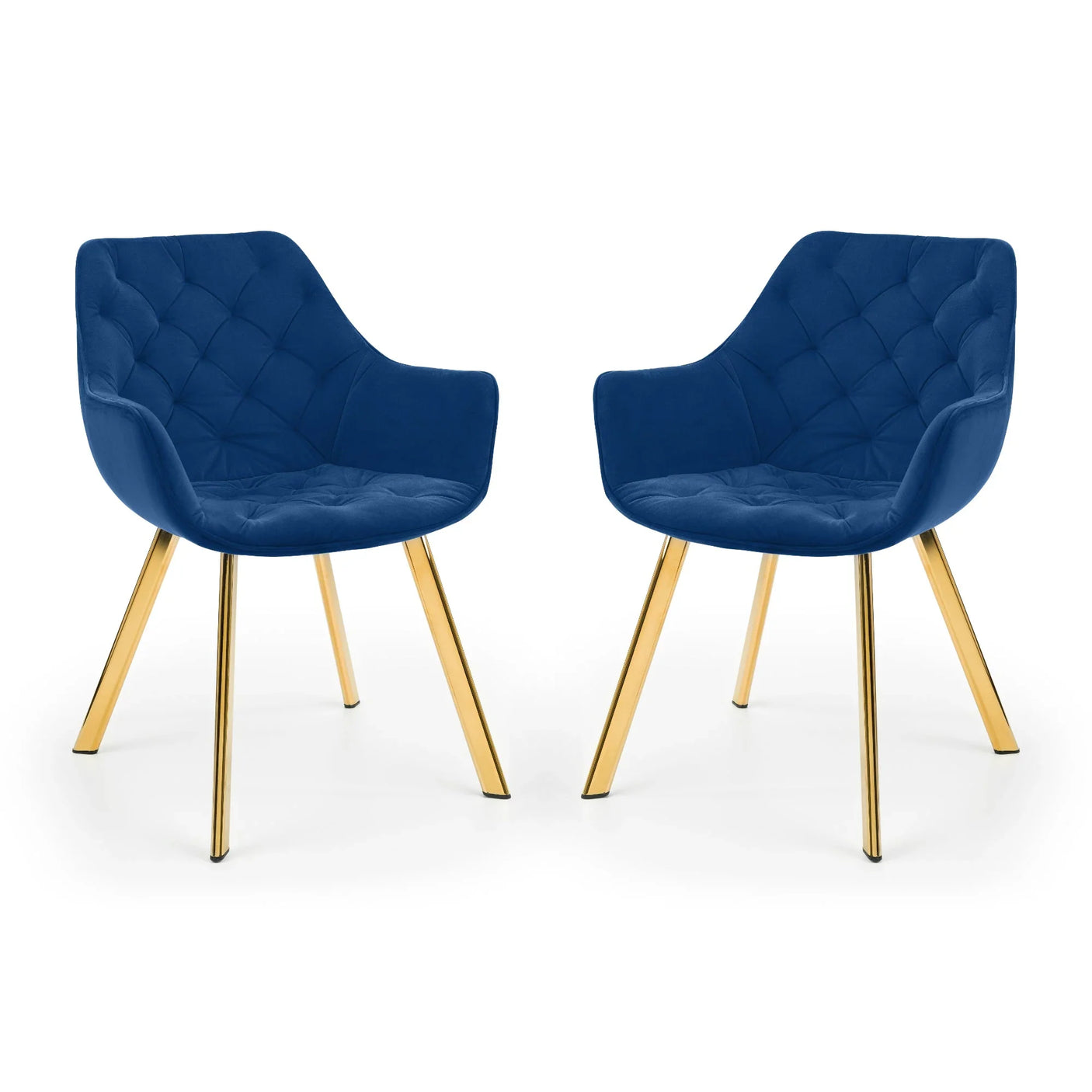 Lorenzo Dining Chair (Set of 2) - Blue - LOR004