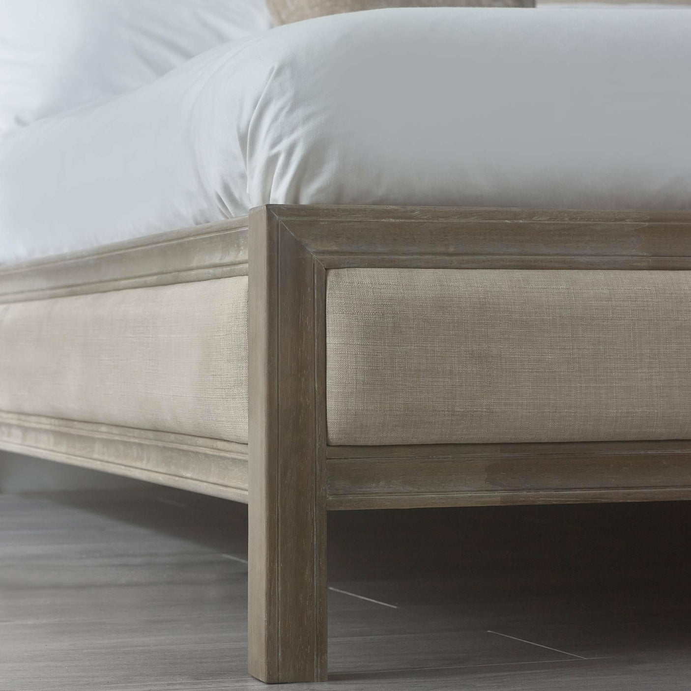 Lucie Bed - Ivory / Double - LUC101