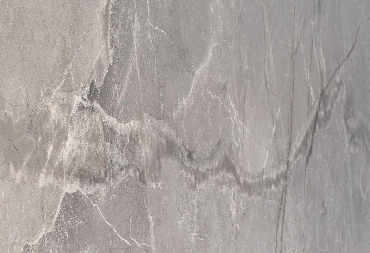 1.4m Marble Grey Dining Table with Black Legs - Stylish Modern Design