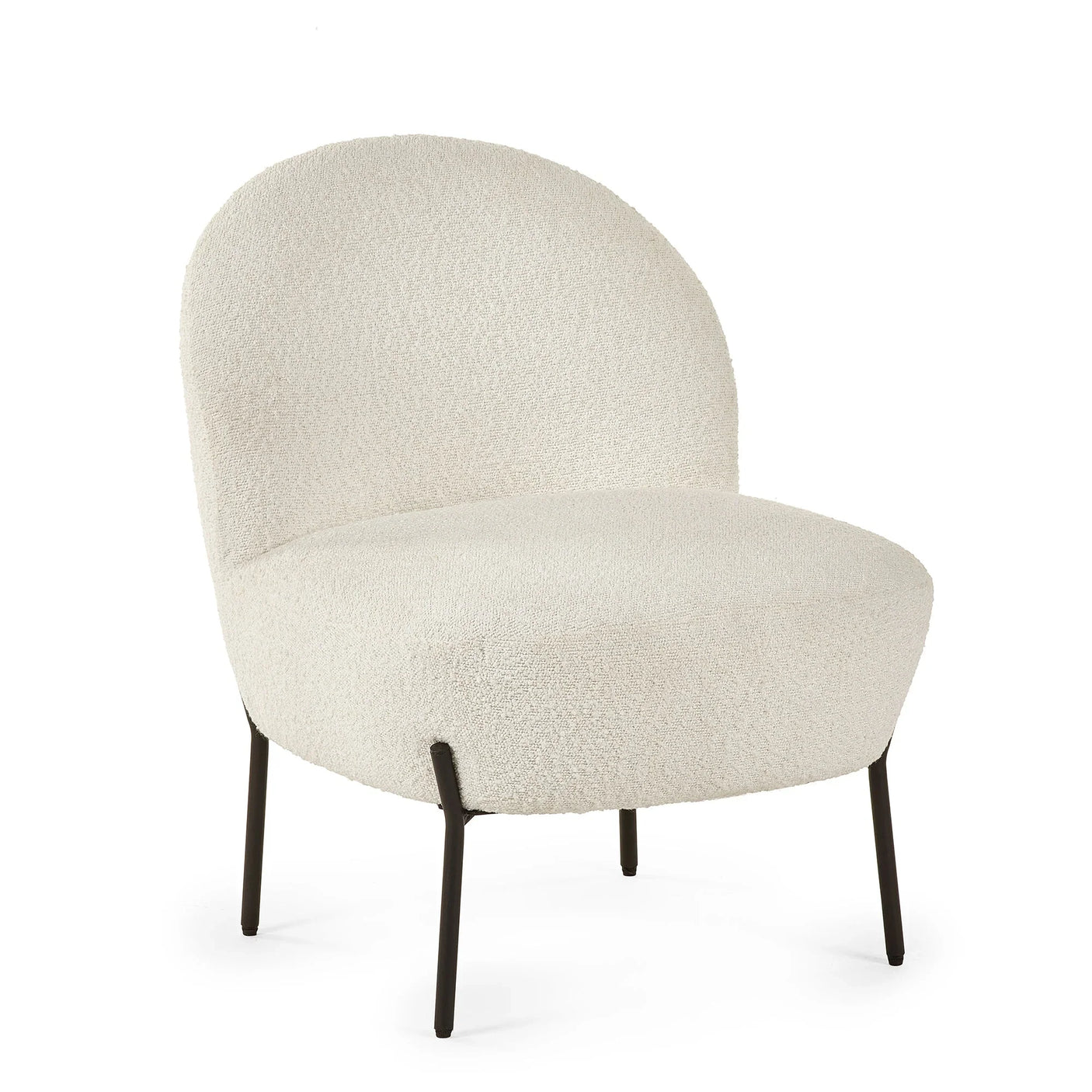 Lulu Boucle Accent Chair - Ivory - LUL001