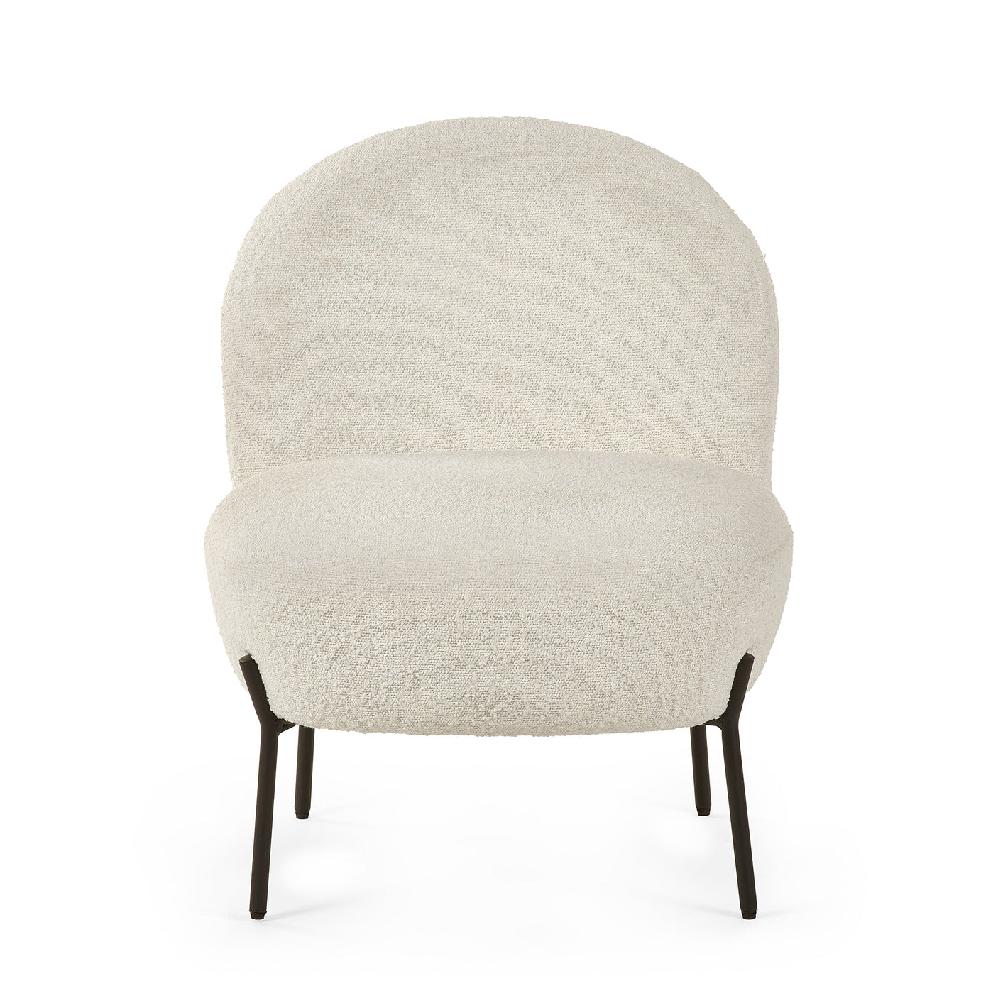 Lulu Boucle Accent Chair - Ivory - LUL001